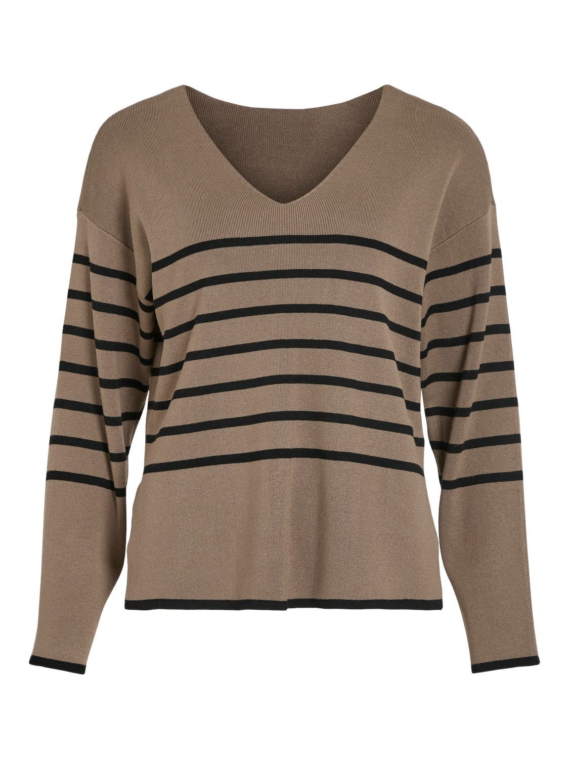 Vila Trui met V-hals VIOSTRIA V-NECK L S REV TOP-NOOS