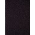 lascana tricotjurk in trendy midilengte zwart