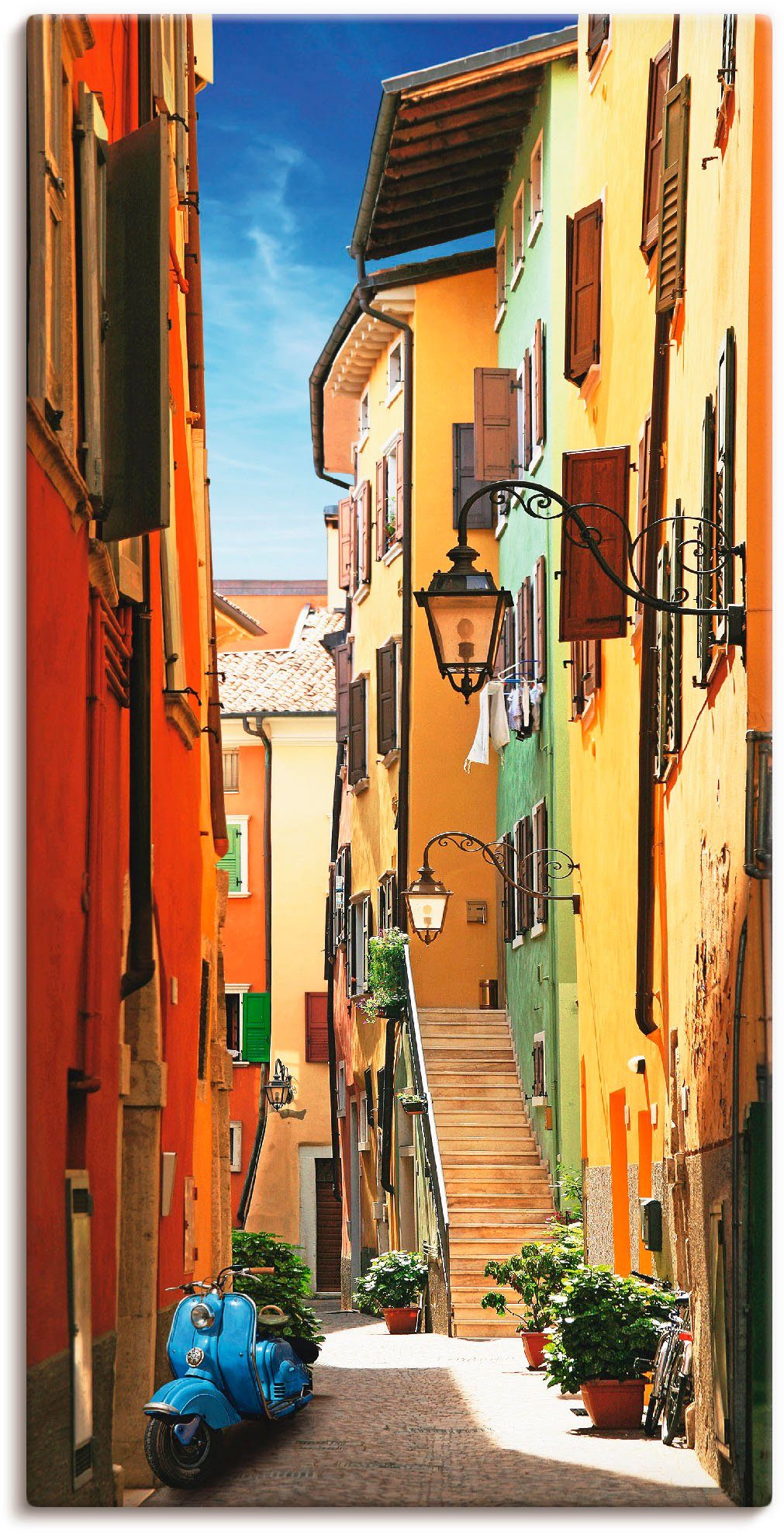 Artland artprint Altstadtgasse Riva del Garda