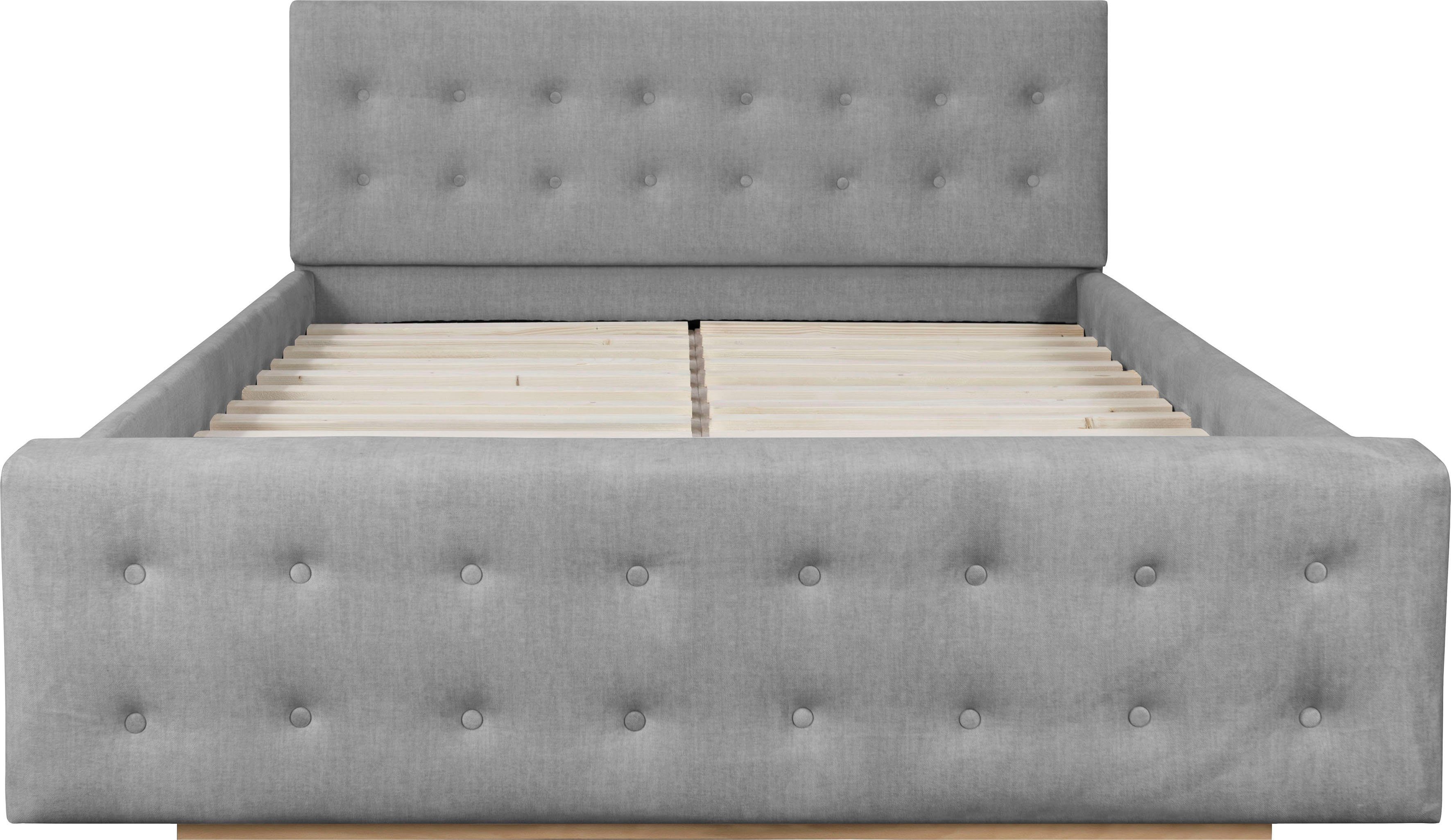 Home affaire Gestoffeerd bed Vaine in 5 breedten, ook in lengte 220 cm, incl. lattenrol