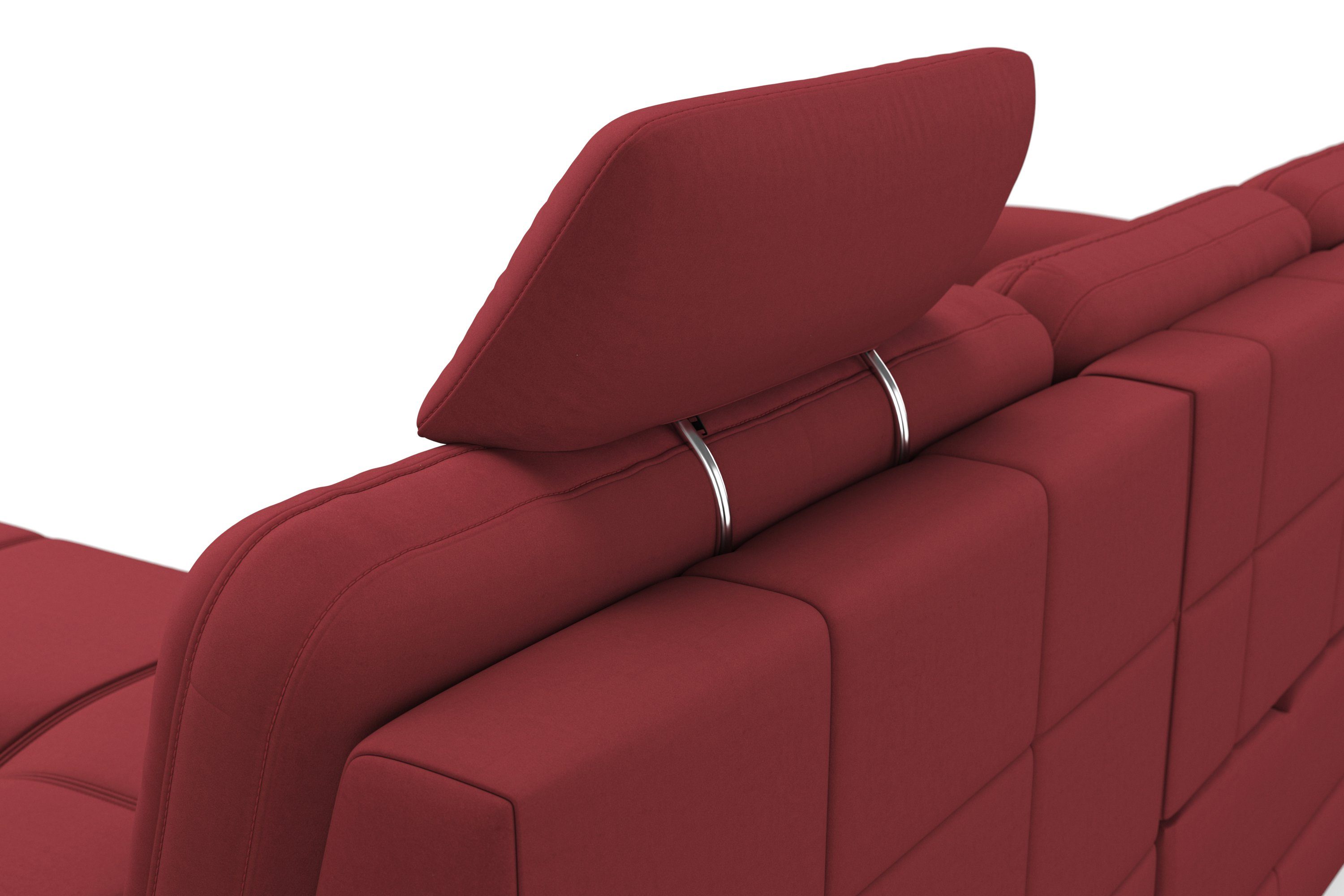 sit&more Hoekbank Bendigo L-vorm inclusief zitdiepteverstelling, bodemvrijheid 15 cm, 2 pootkleuren
