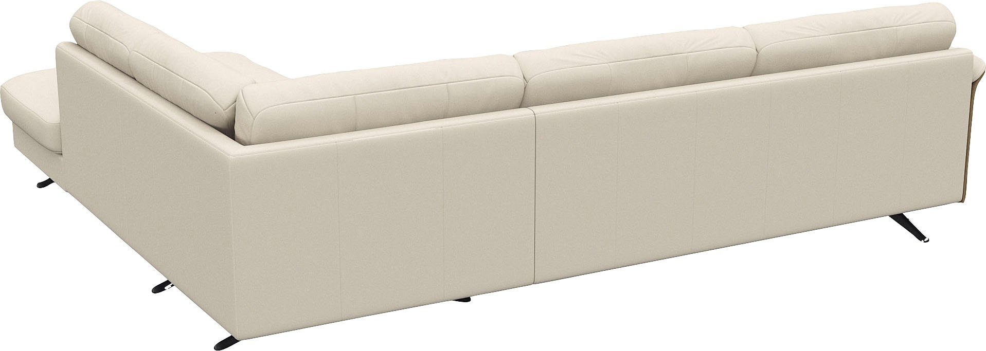 FLEXLUX Hoekbank Glow, super comfortabel door hoogwaardige zitconstructie met binnenvering, L-vorm