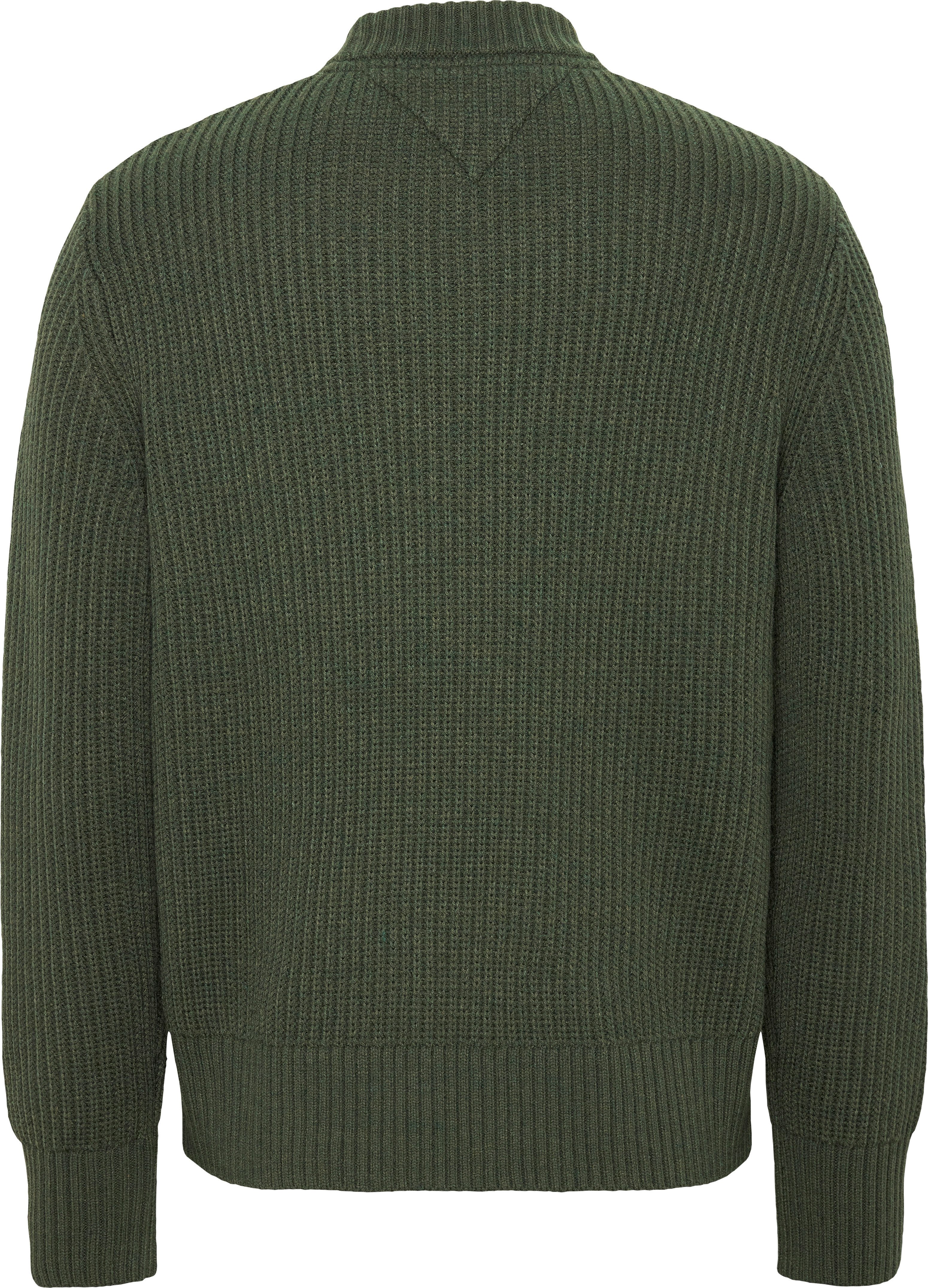 TOMMY JEANS Trui met ronde hals TJM REG BADGE TEXTURED CNECK EXT