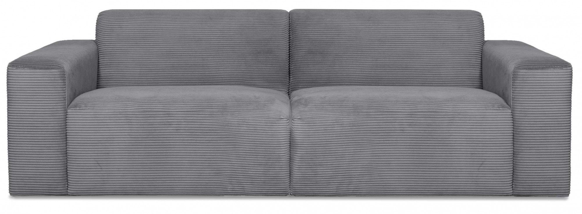 INOSIGN 3-zitsbank Koa, 228 cm, modulair bankstel in webstof, cord Designbank in corduroy, zachte lounge-zitcomfort