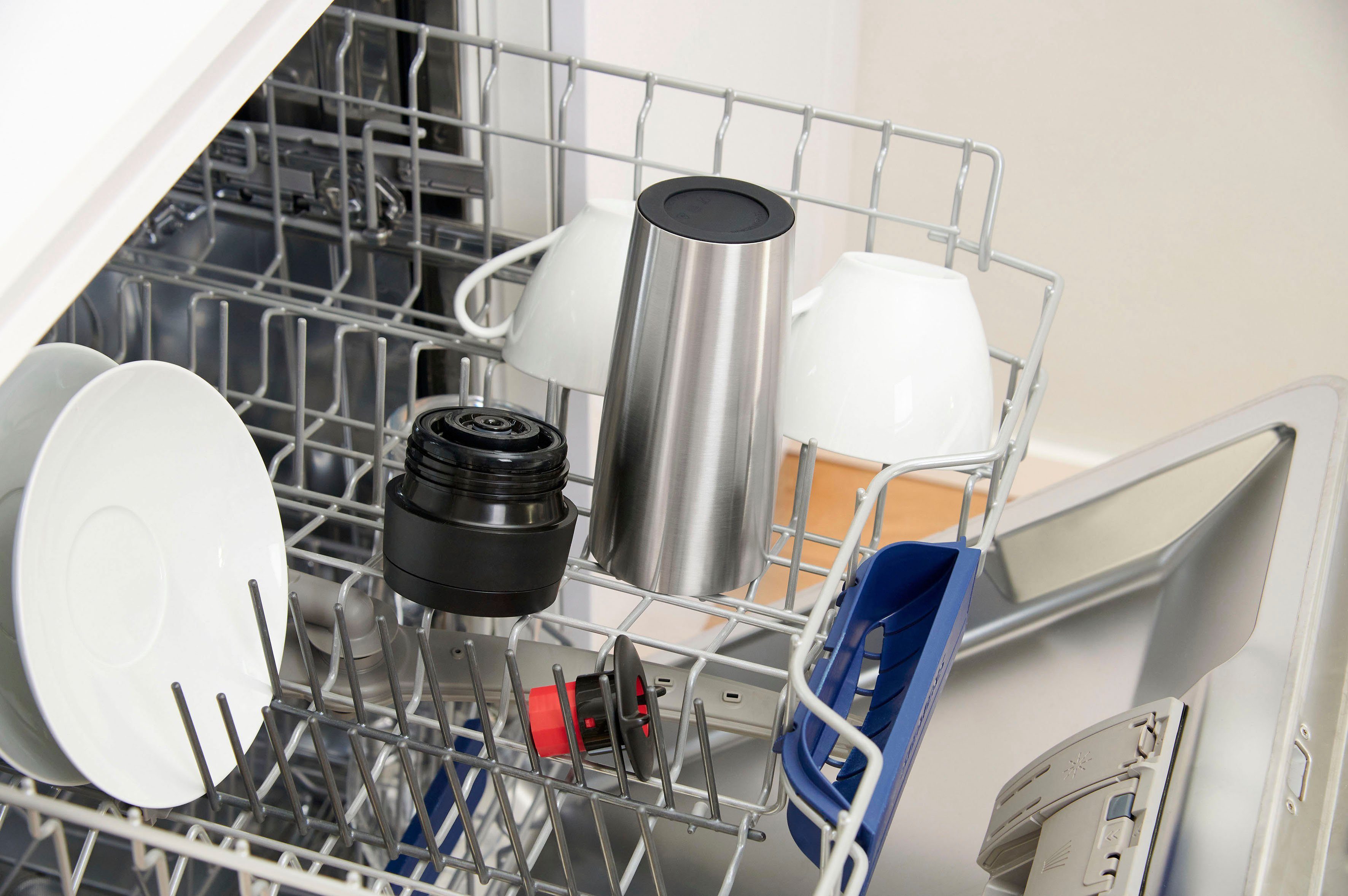 Emsa Thermosbeker Travel Mug Classic, met 360° drinkopening 4u heet, 8u koud - 360 ml / 6u heet, 12u koud - 500 ml, 100% dicht