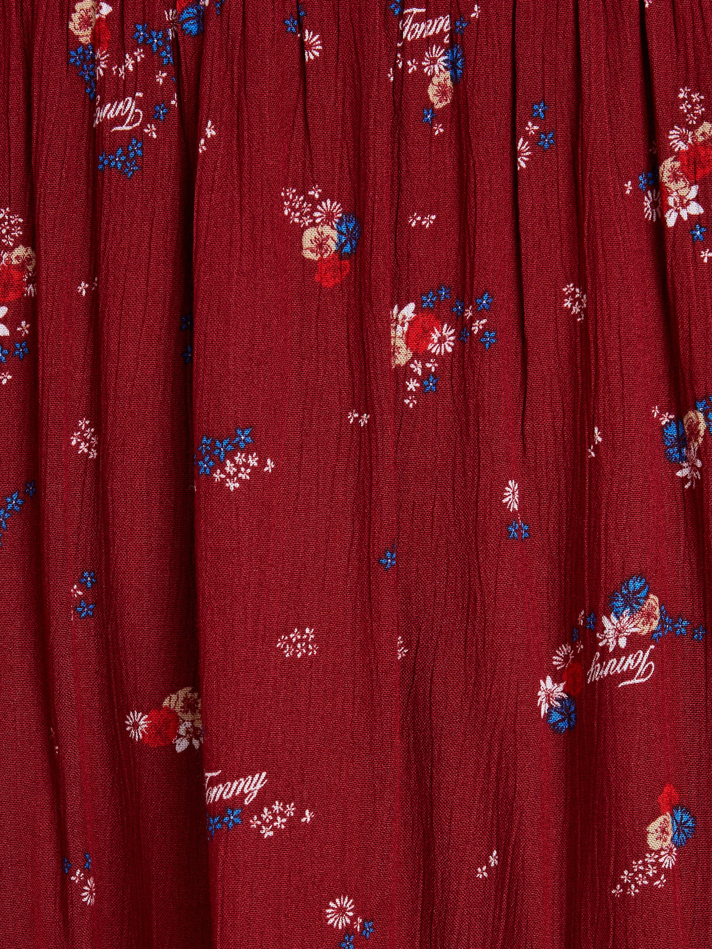 TOMMY JEANS Blousejurk TJW FLORAL TIERED ALINE DRESS
