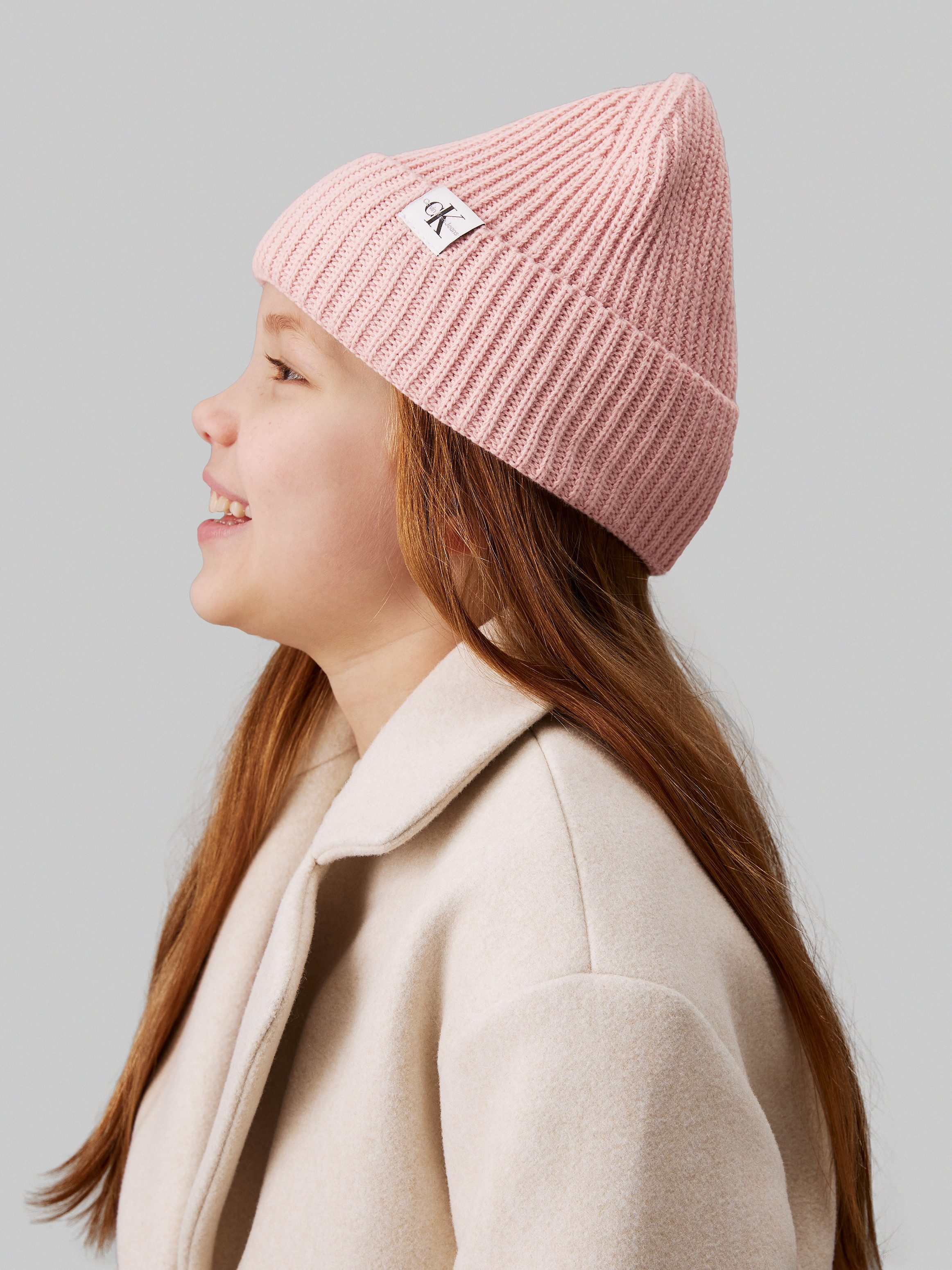 Calvin Klein Beanie MONOGRAM RIB BEANIE