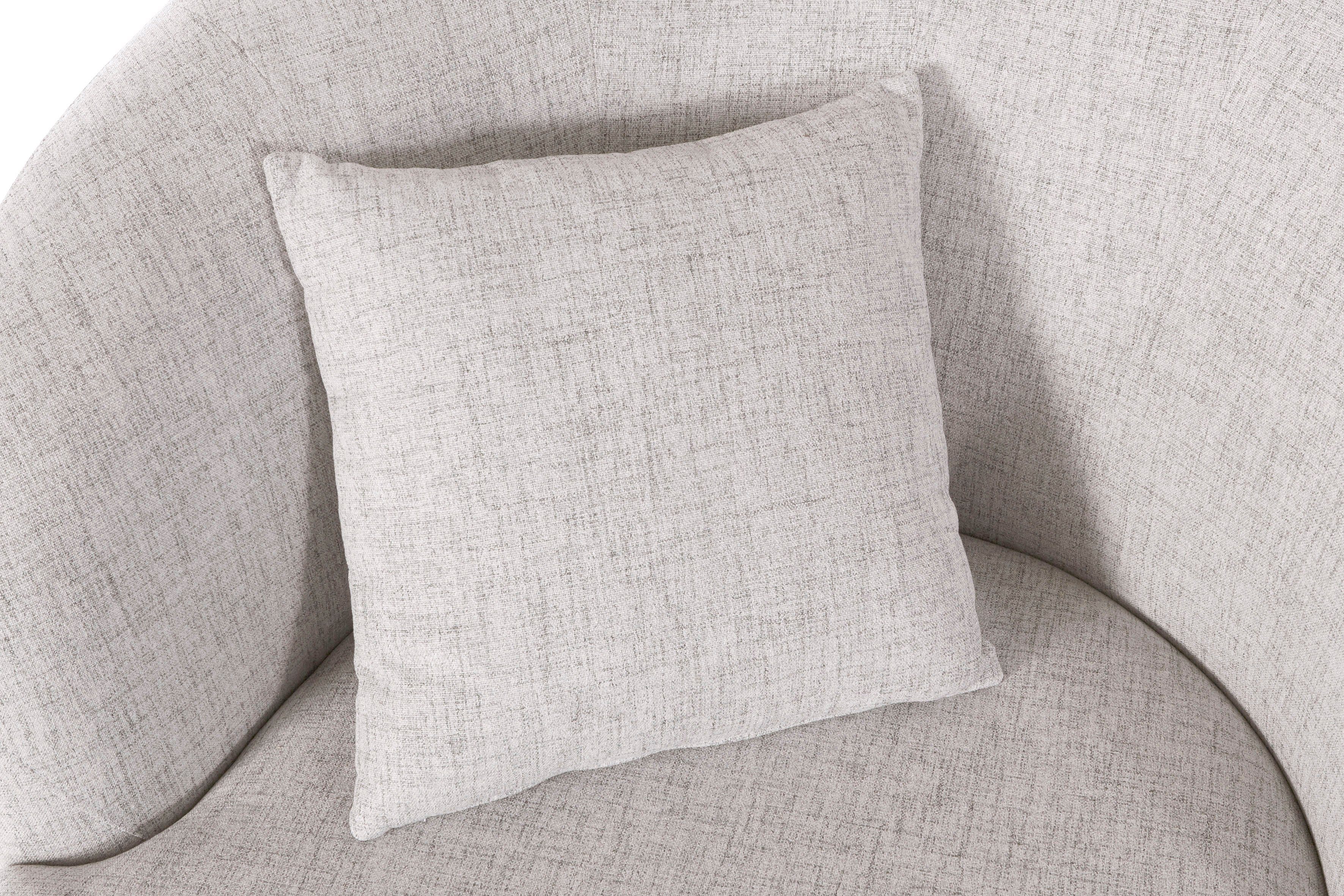 LeGer Home by Lena Gercke Draaibare fauteuil Dilara Stoel afgeronde rugleuning en front, in 3 stofkwaliteiten