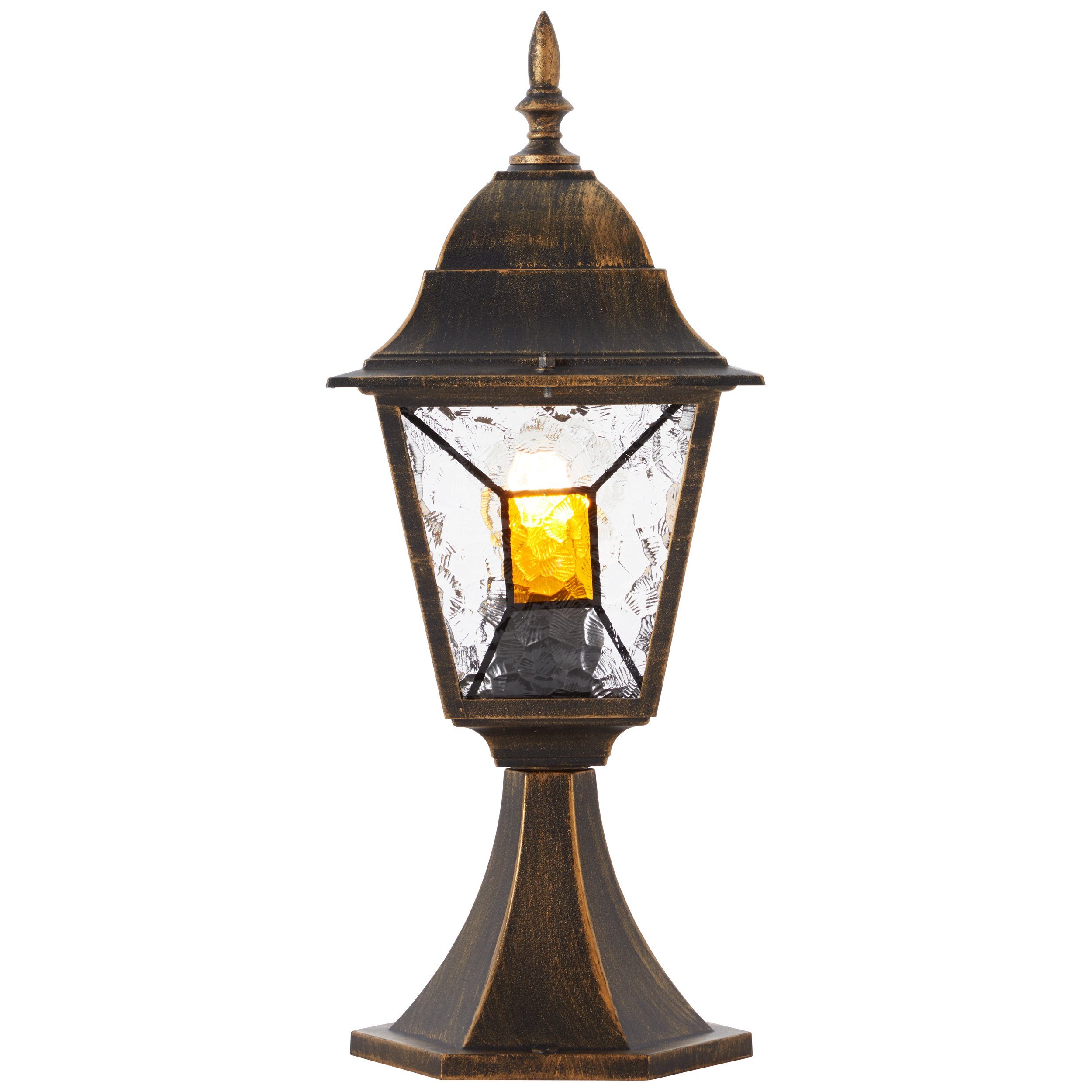Brilliant Leuchten Sokkellamp Janel Paalverlichting voor de huisdeur - 44 cm hoogte - E27 fitting (1 stuk)