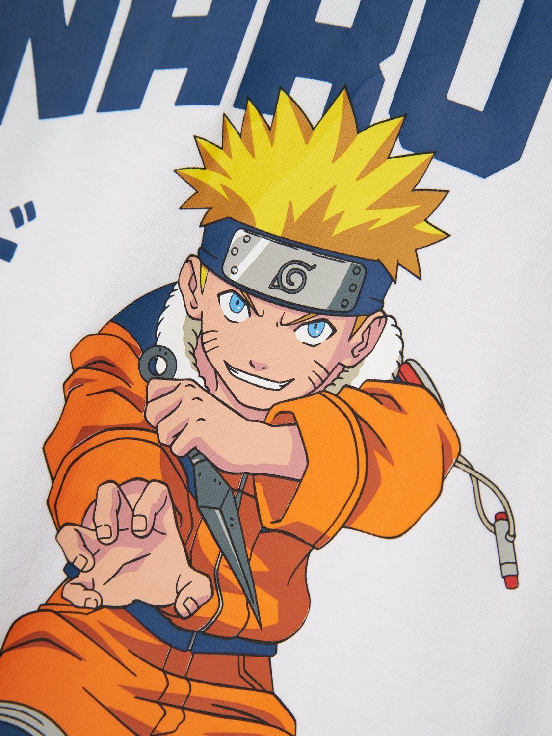 Name It Shirt met print NKMMACAR NARUTO SS TOP NOOS SKY