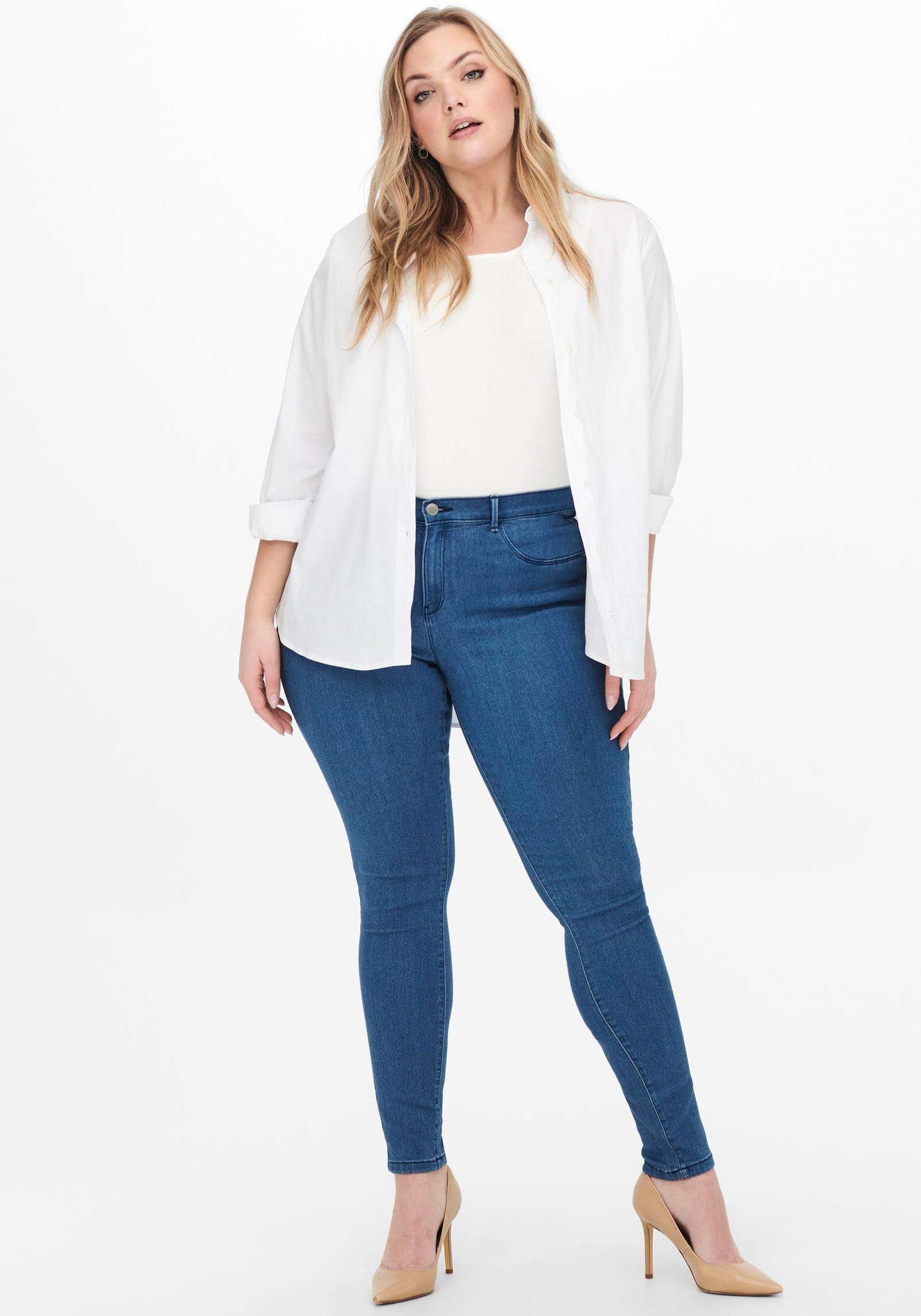 ONLY CARMAKOMA Skinny fit jeans CARTHUNDER PUSH UP REG SK JNS