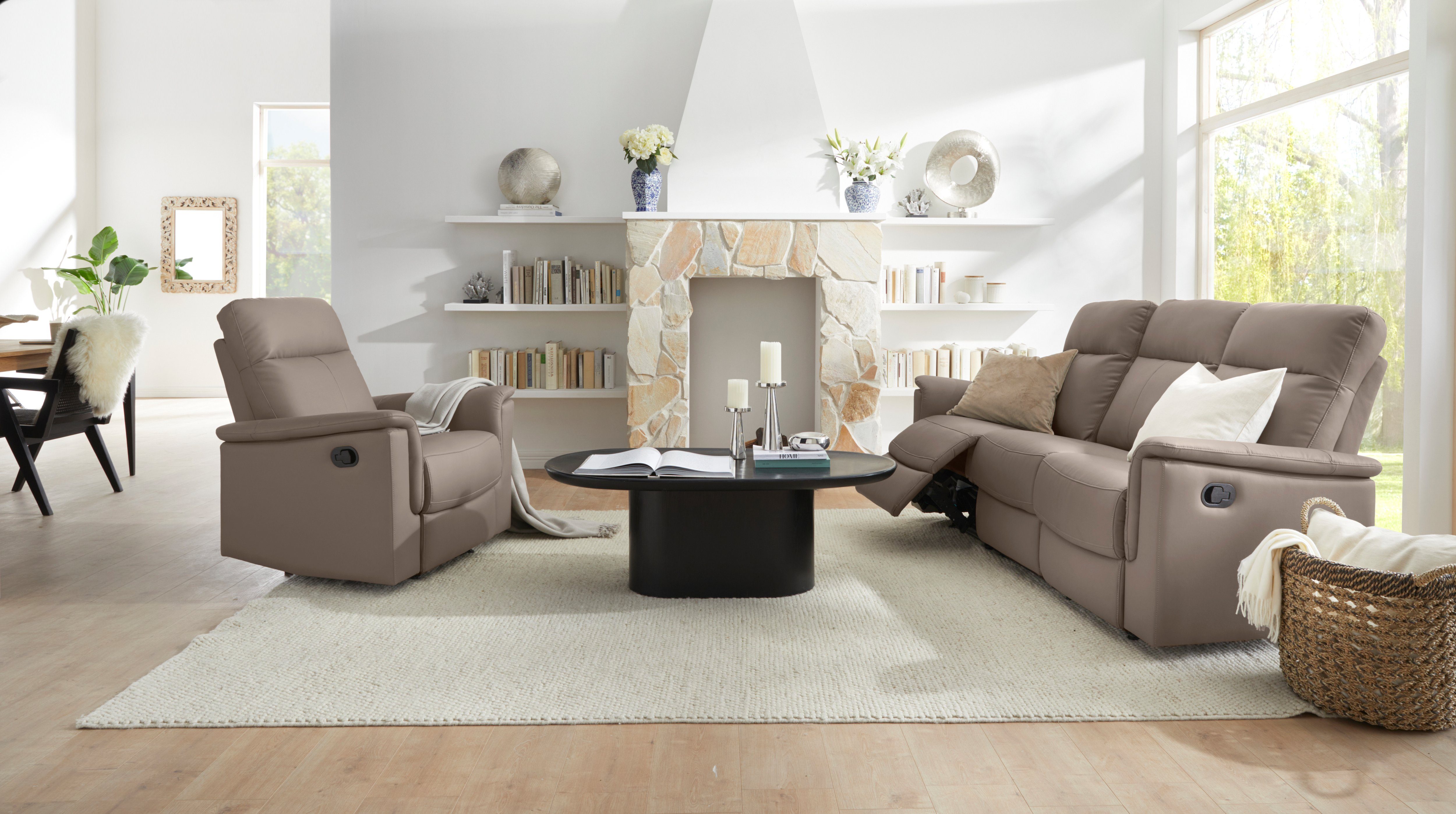 Home affaire Relaxfauteuil Southbrook, TV-stoel met slaapfunctie, woonkamer, functie-stoel
