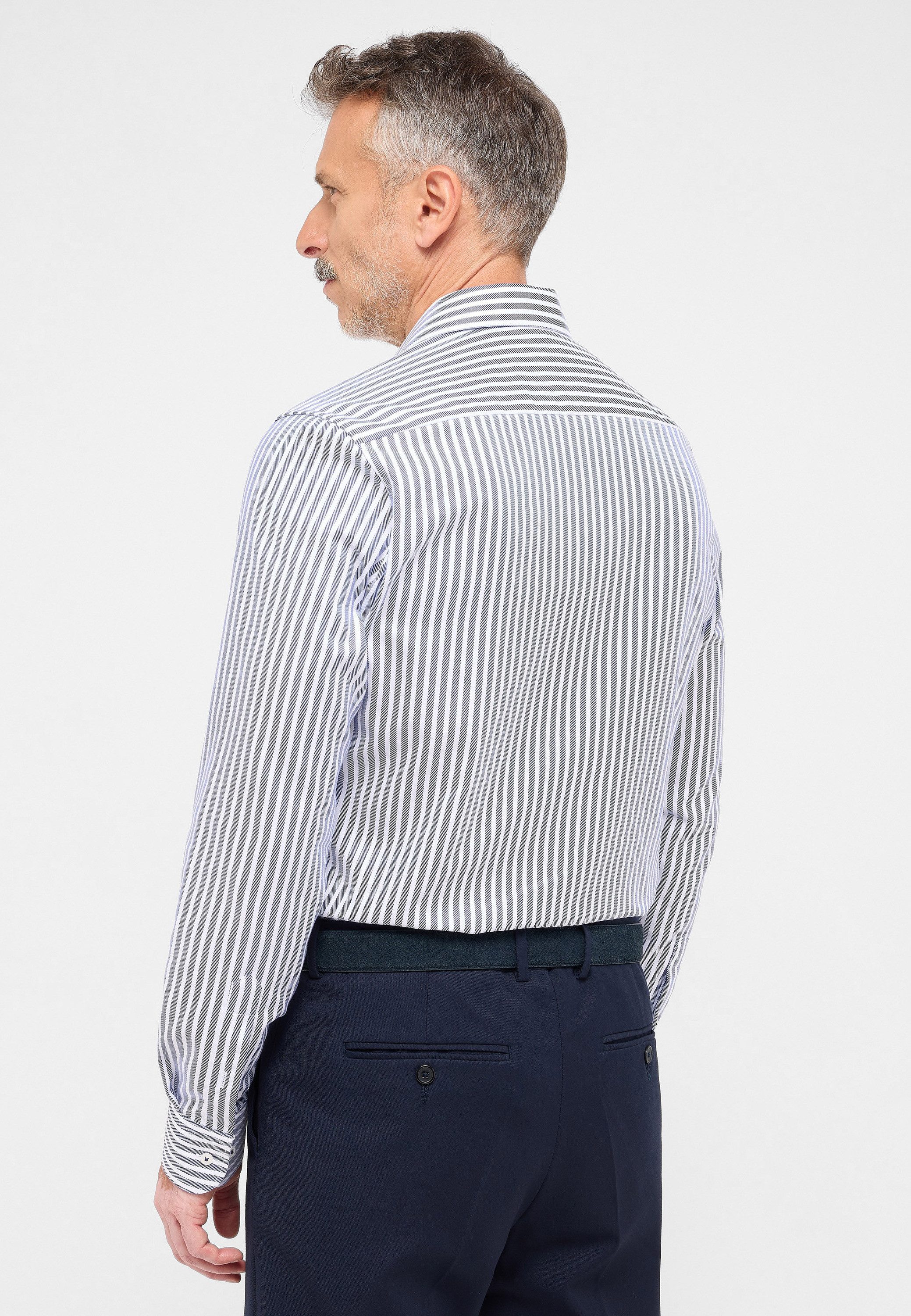 Eterna Overhemd met lange mouwen Slim fit NON IRON (strijkvrij)