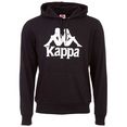 kappa hoodie - in behaaglijk zachte sweatkwaliteit zwart