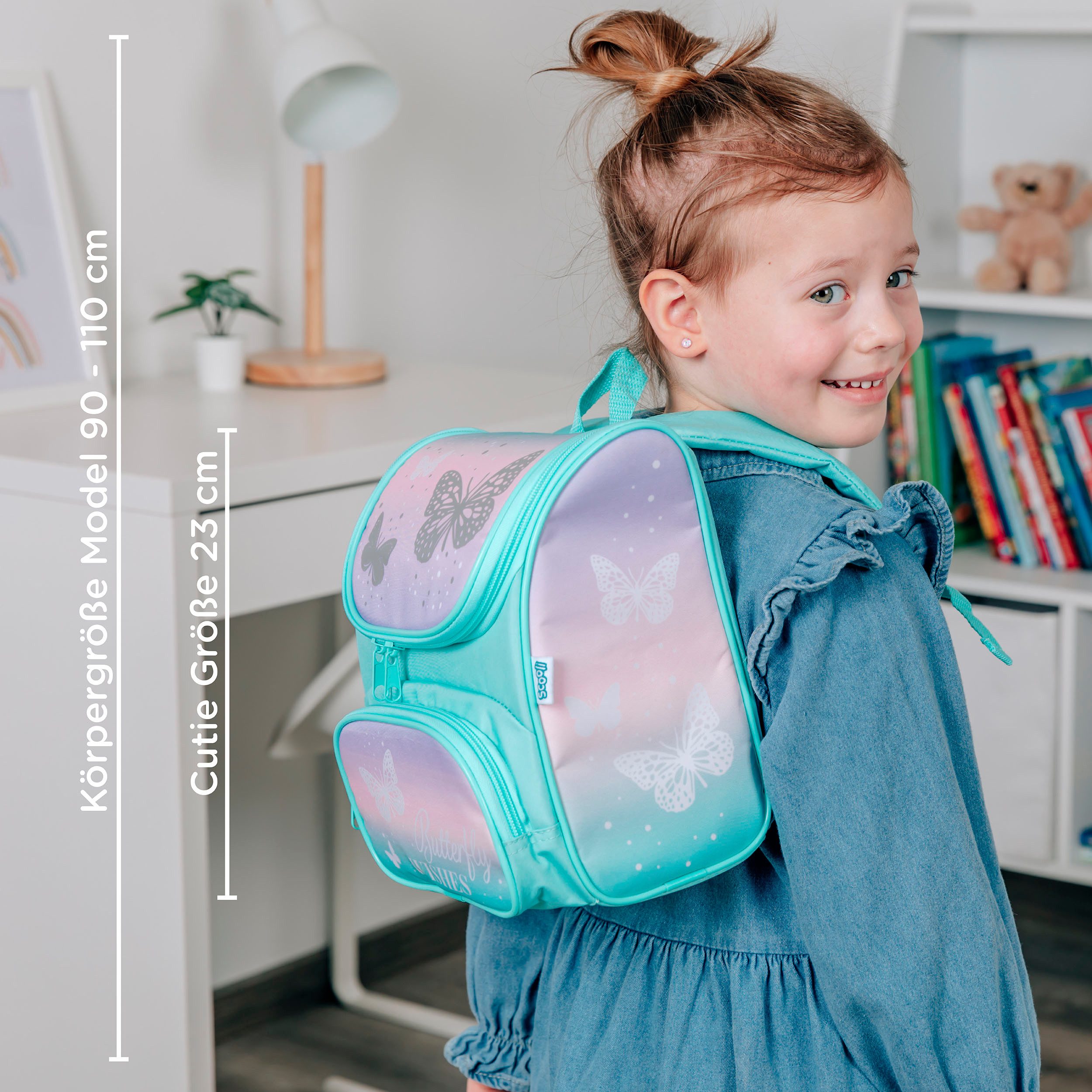 Scooli Schooltas voor kleuters Cutie, Butterfly Wishes