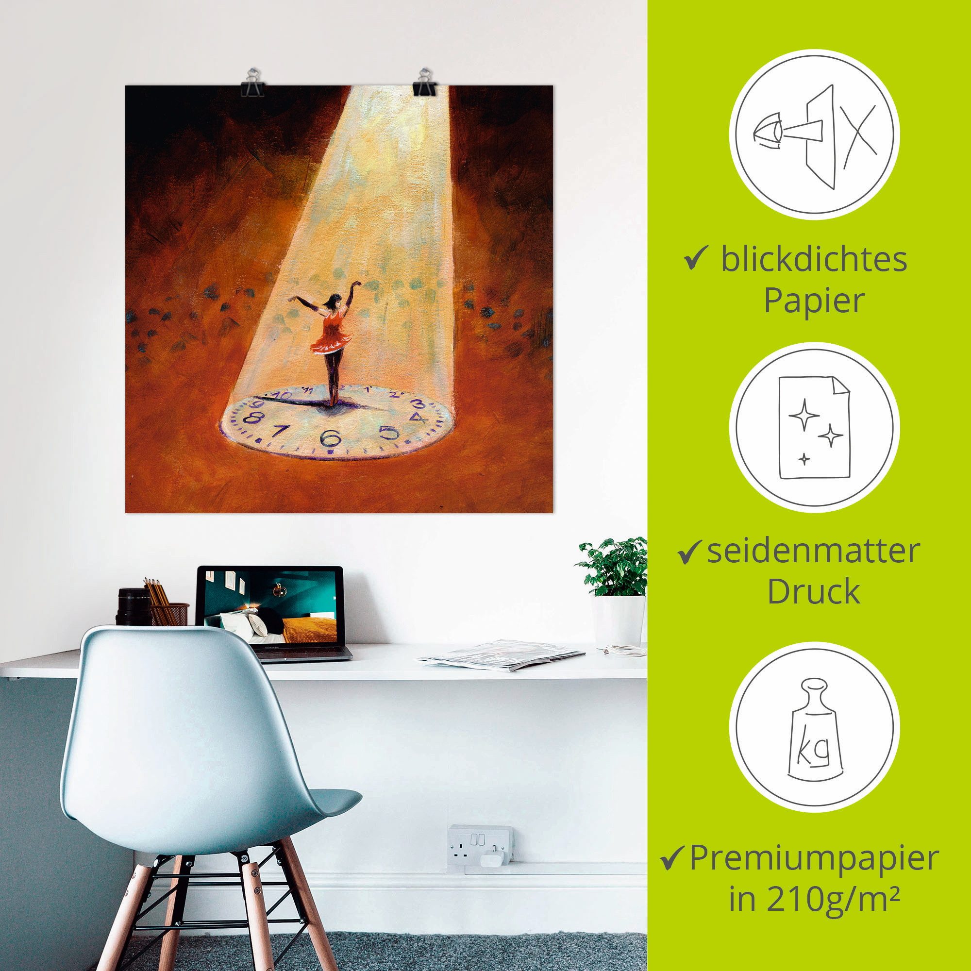 Artland Artprint In het nu zijn als artprint op linnen, poster in verschillende formaten maten