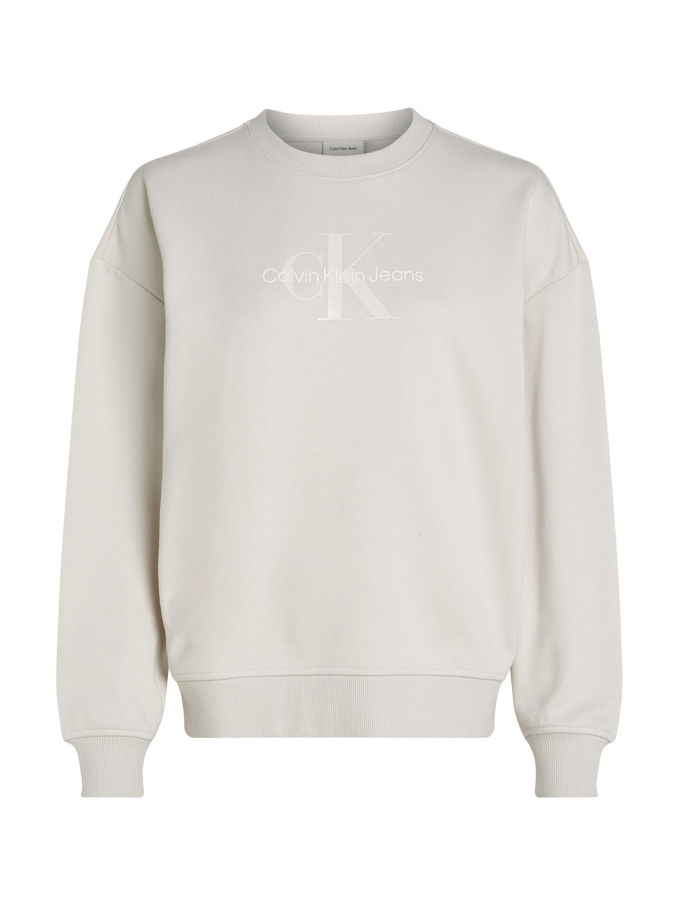Calvin Klein Sweatshirt GLOSSY MONOLOGO REGULAR CREWNECK