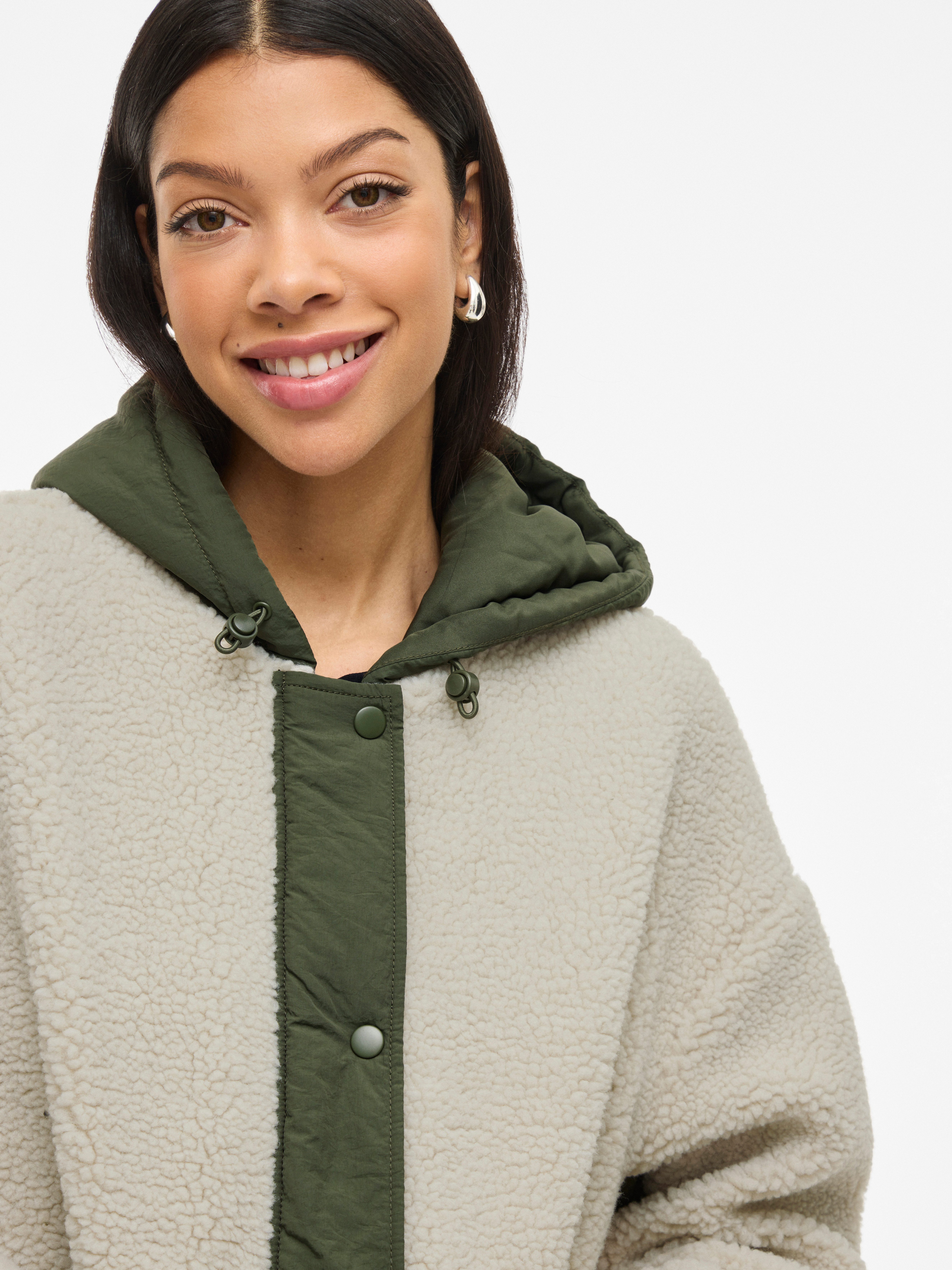 Vila Gewatteerde jas VITONE L/S COAT/TB