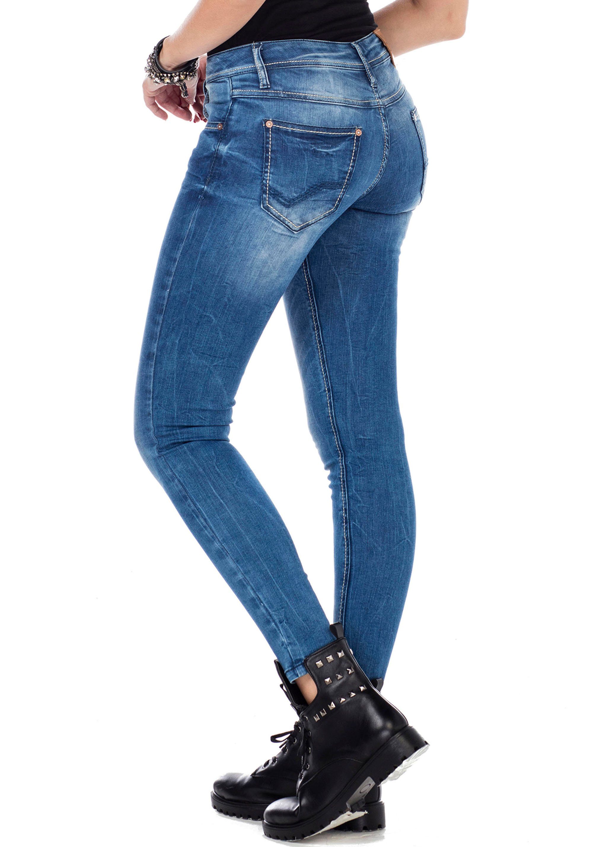 Cipo & Baxx Slim fit jeans met stretch