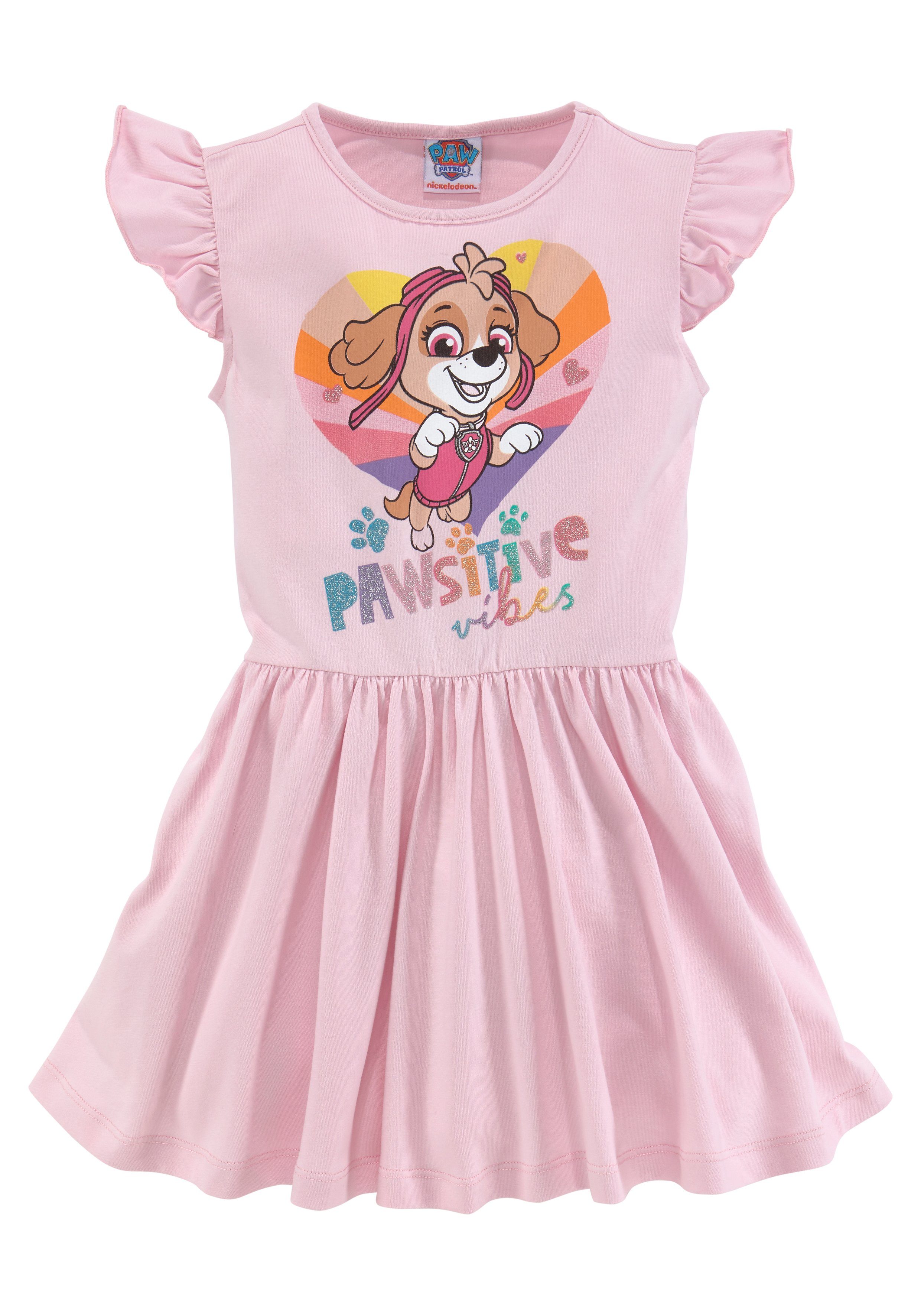 PAW PATROL Jerseyjurk met kapmouwtjes