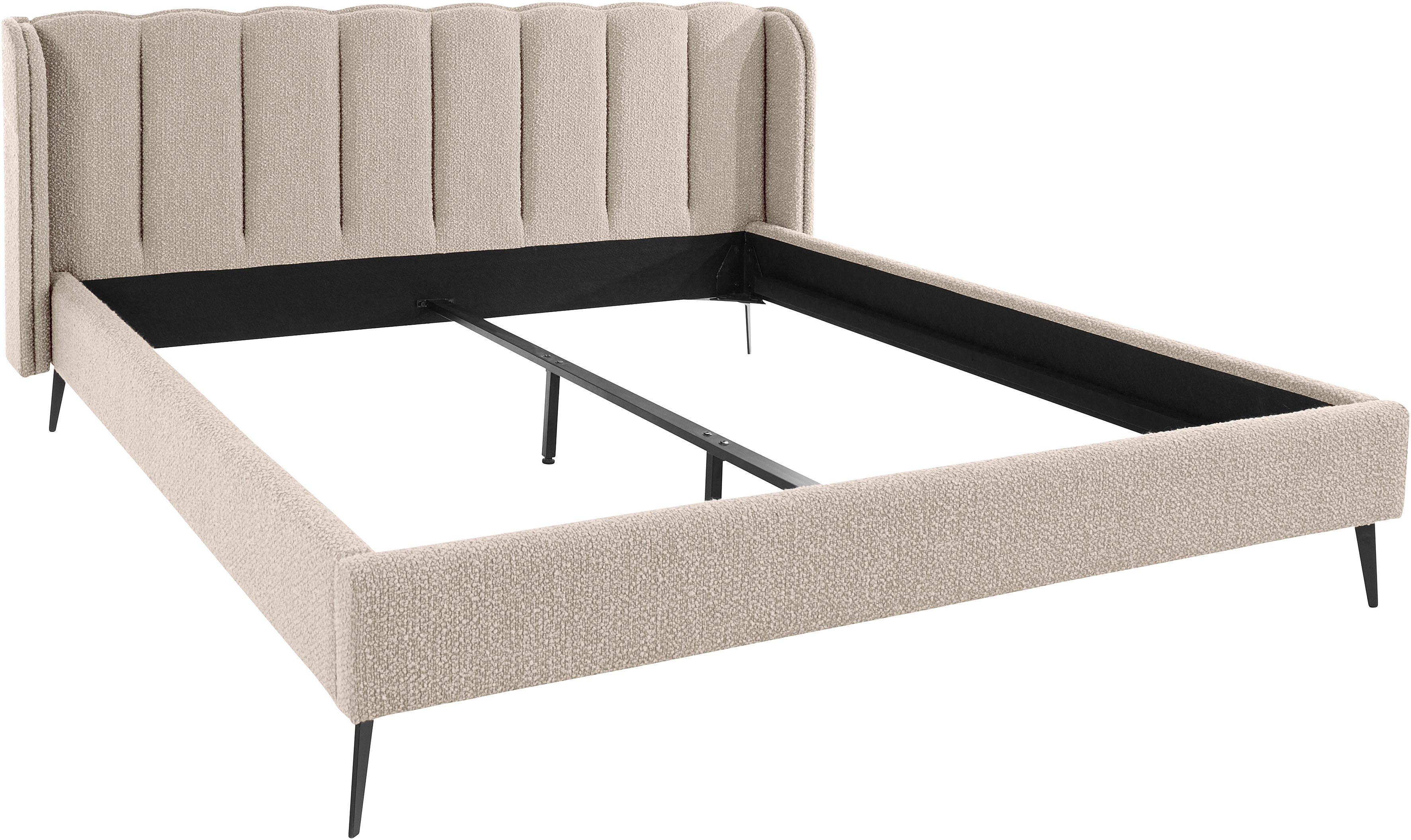 LeGer Home by Lena Gercke Gestoffeerd bed Dorly ook in bouclé, in 2 breedten