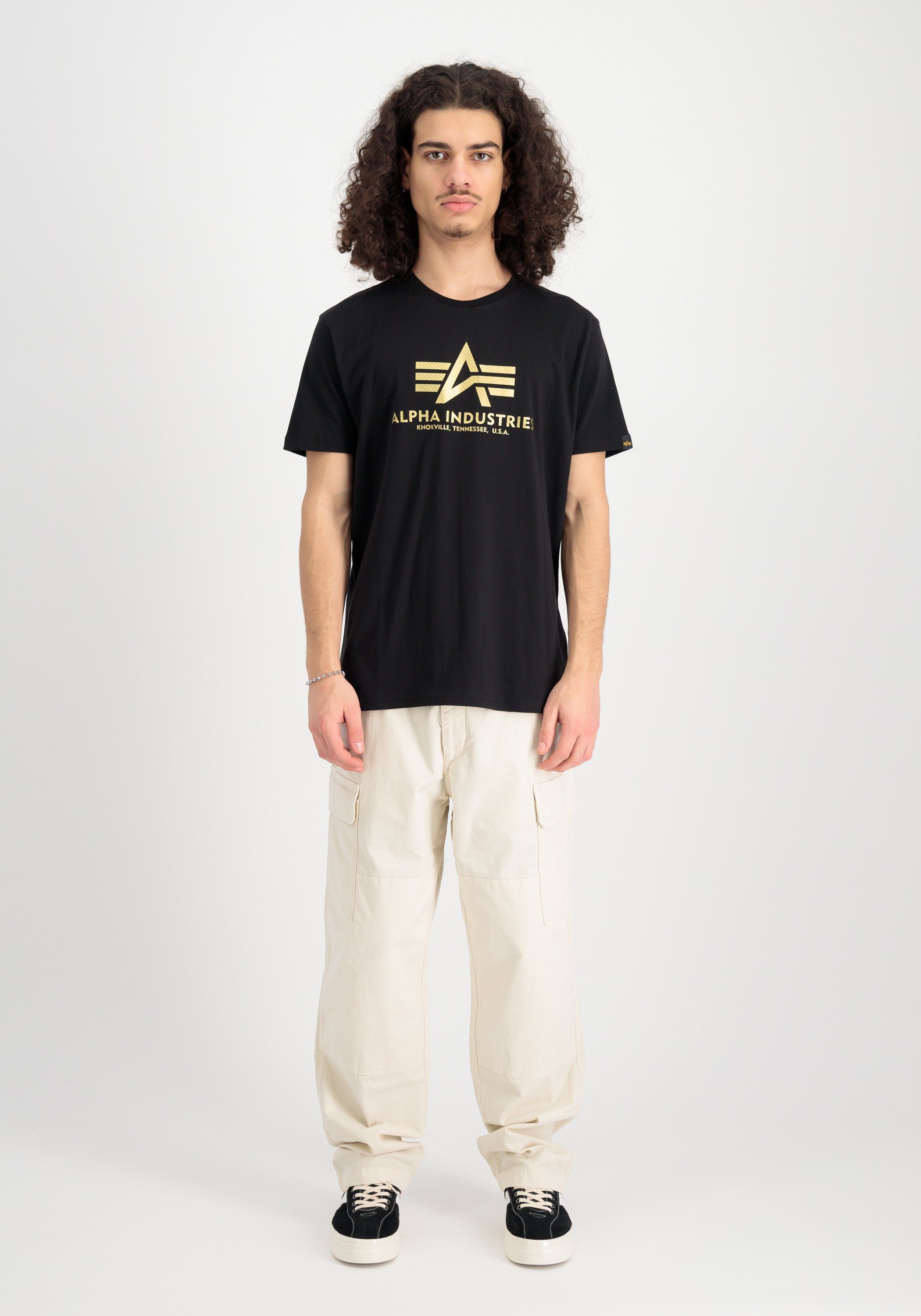 Alpha Industries T-shirt ALPHA INDUSTRIES Men - T-Shirts Basic T Carbon