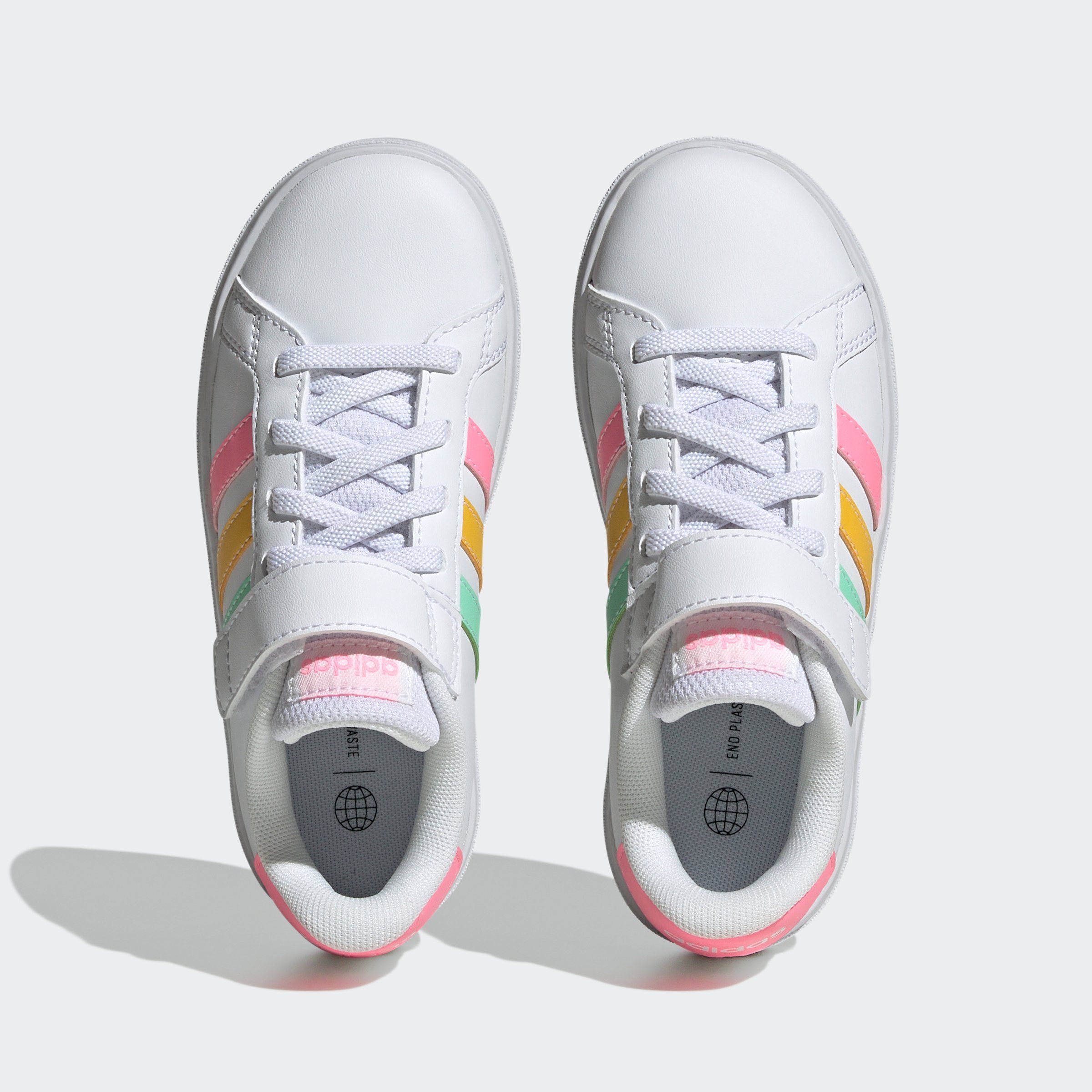 adidas Sportswear Klittenbandschoenen GRAND COURT 2.0 KIDS Design geïnspireerd op de adidas Superstar