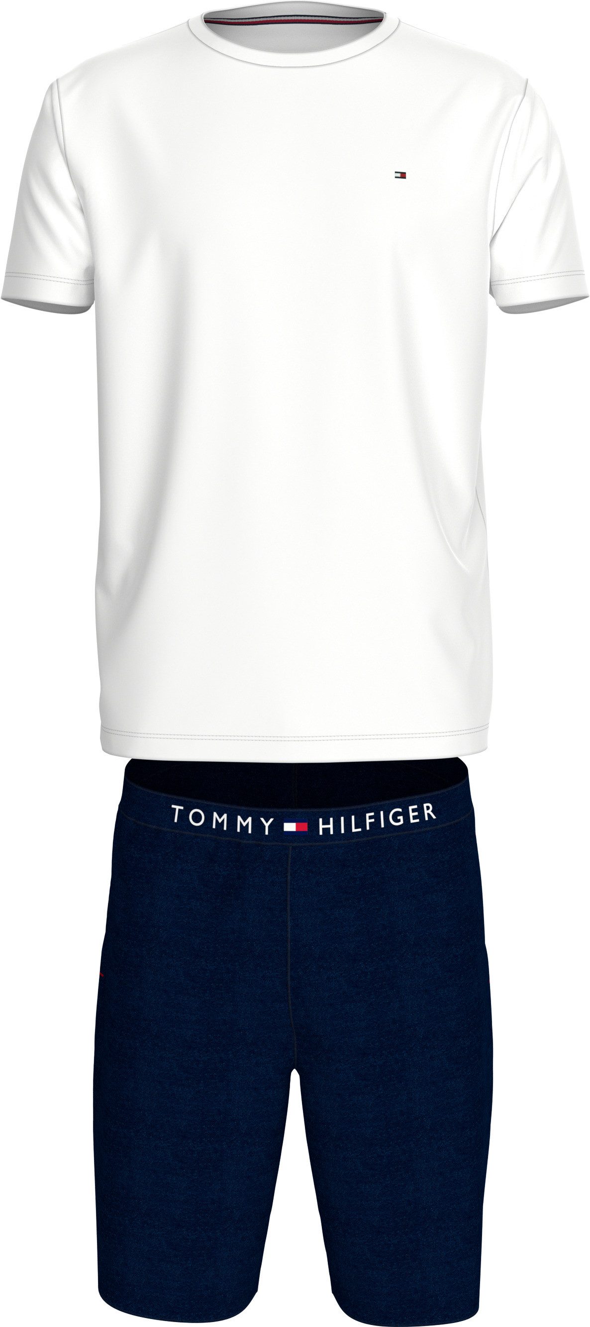 Tommy Hilfiger Underwear Pyjama CN SS SHORT JERSEY SET (set, 2-delig, 2 stuks)