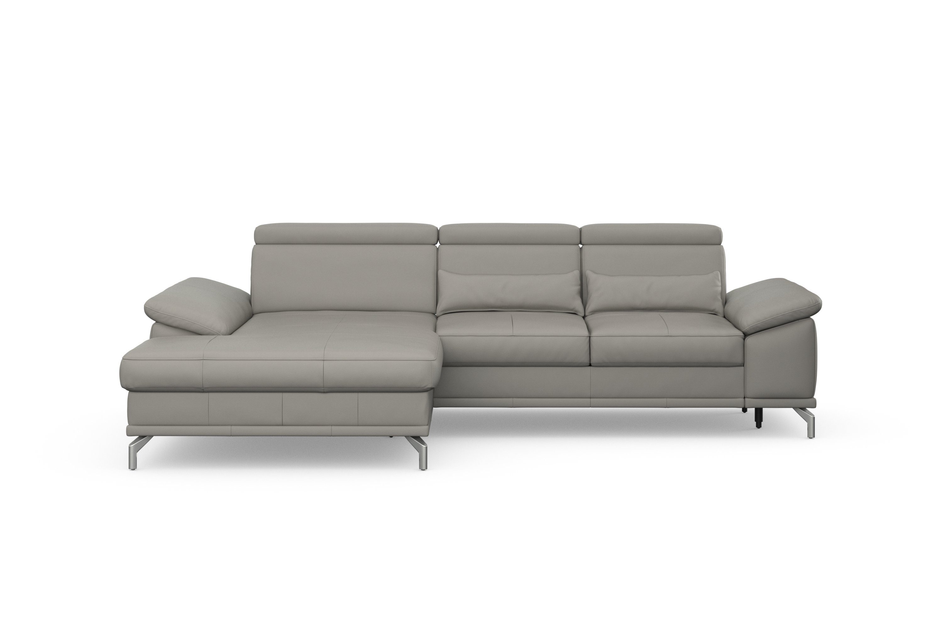 sit&more Hoekbank Cabrio L-vorm, met zitdiepteverstelling, arm- en hoofdsteunverstelling