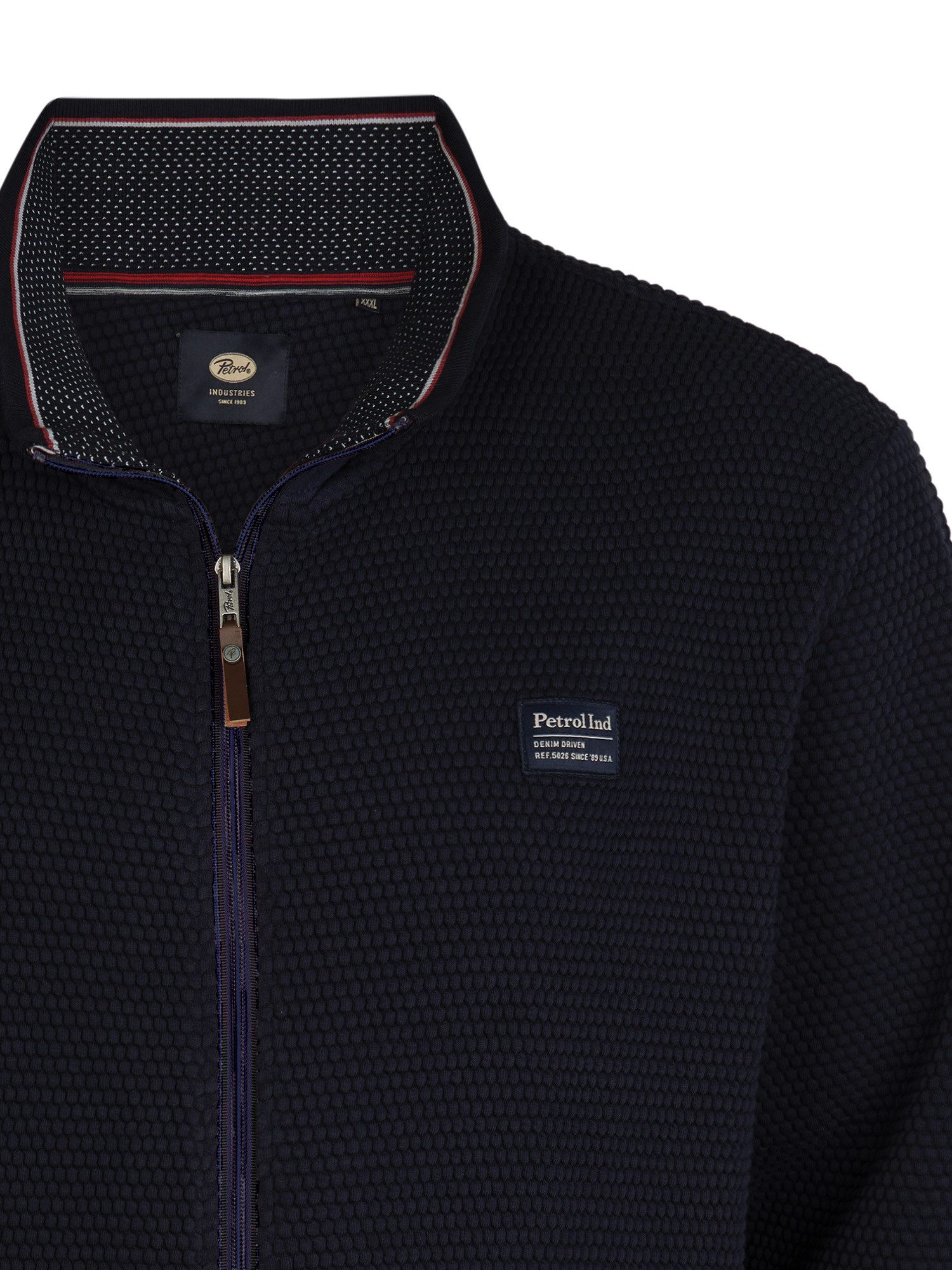 Petrol Industries Sweater met geborduurd logo