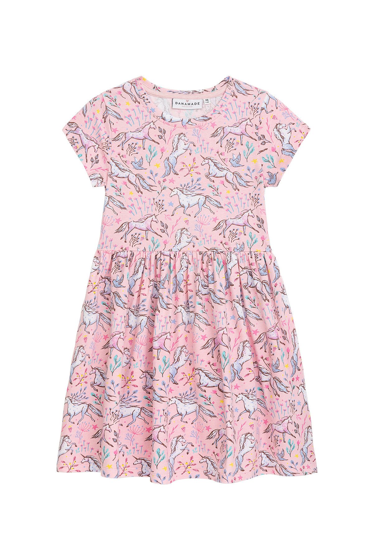 OTTO Danamade Jerseyjurk DANAMADE Dresses DBABETTE meisjes jurken maat 152 roze