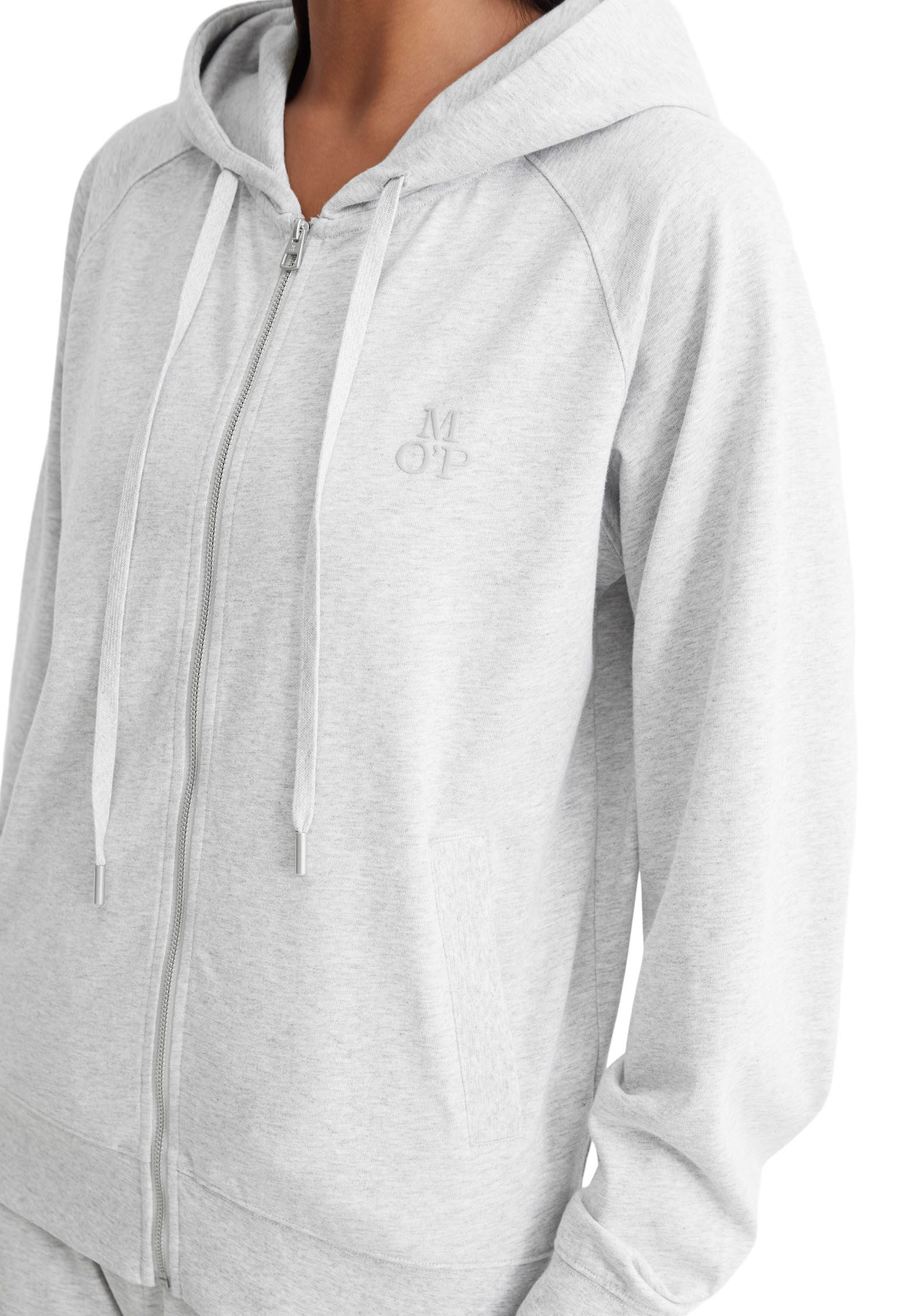 Marc O'Polo Capuchonsweatvest Heavy-jersey met een grote capuchon