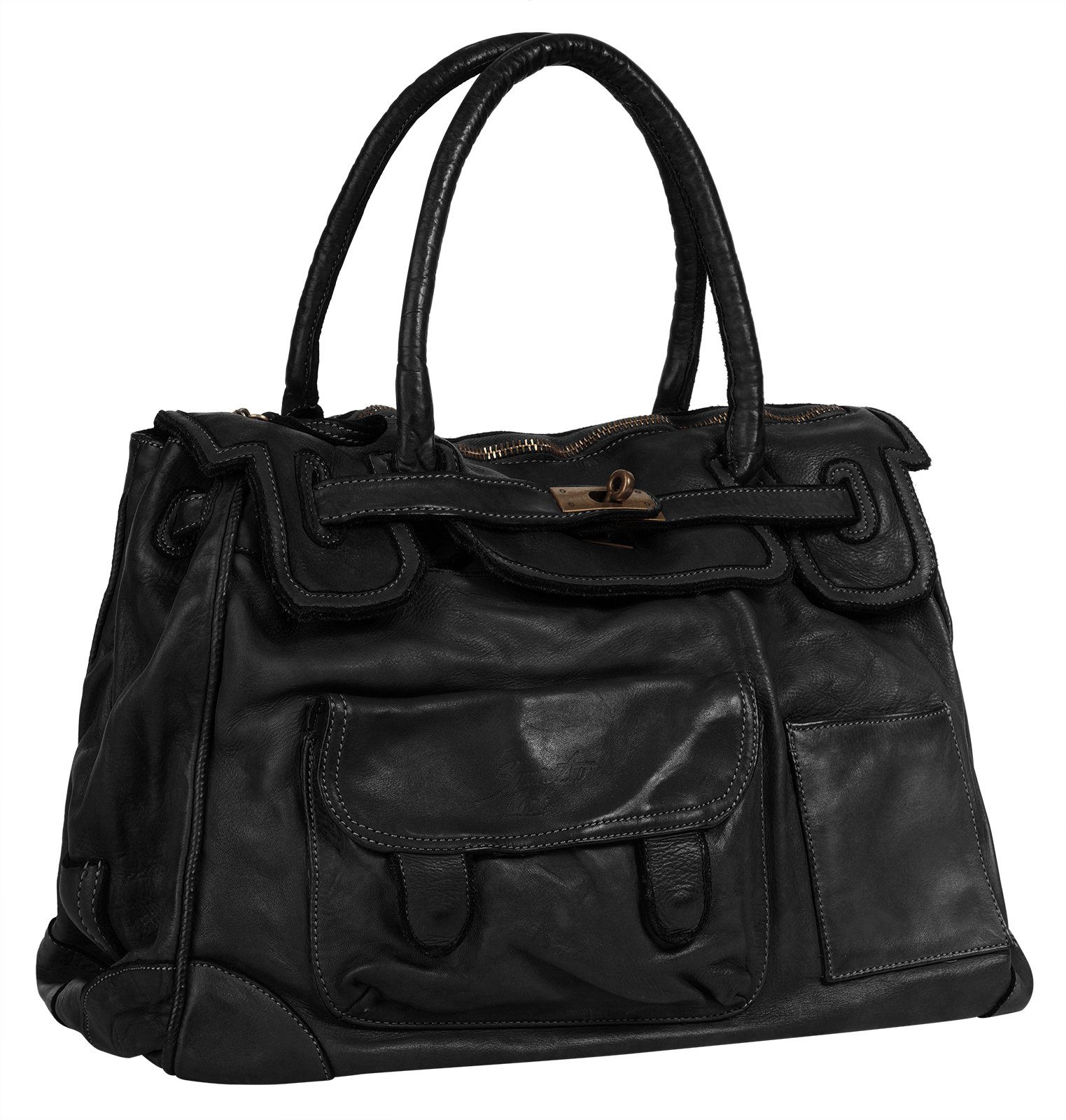 Samantha Look Shopper echt leer, made in italy