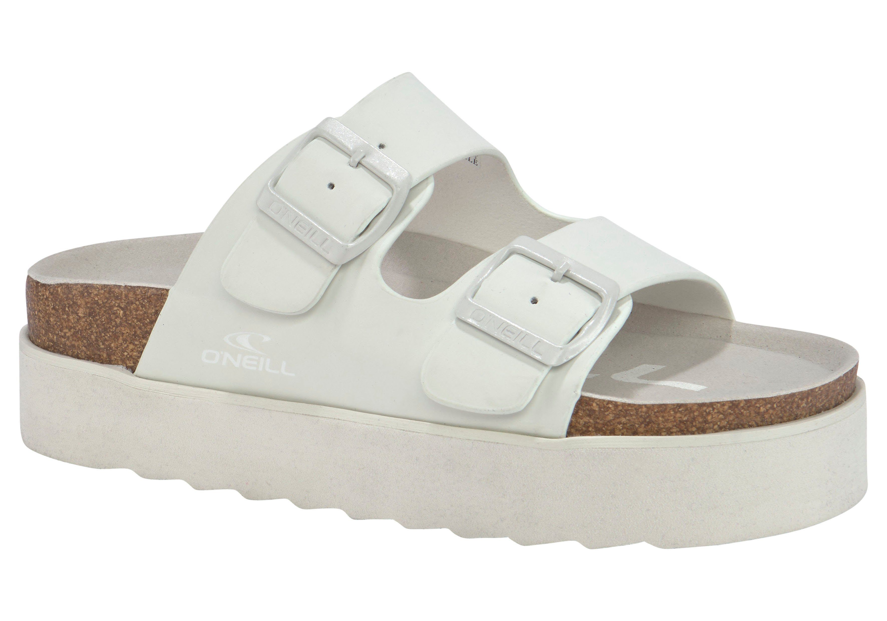O'Neill Sandalen PLATFORM SLIDER WOMEN LOW dames sportieve sandalen maat 42 EU wit