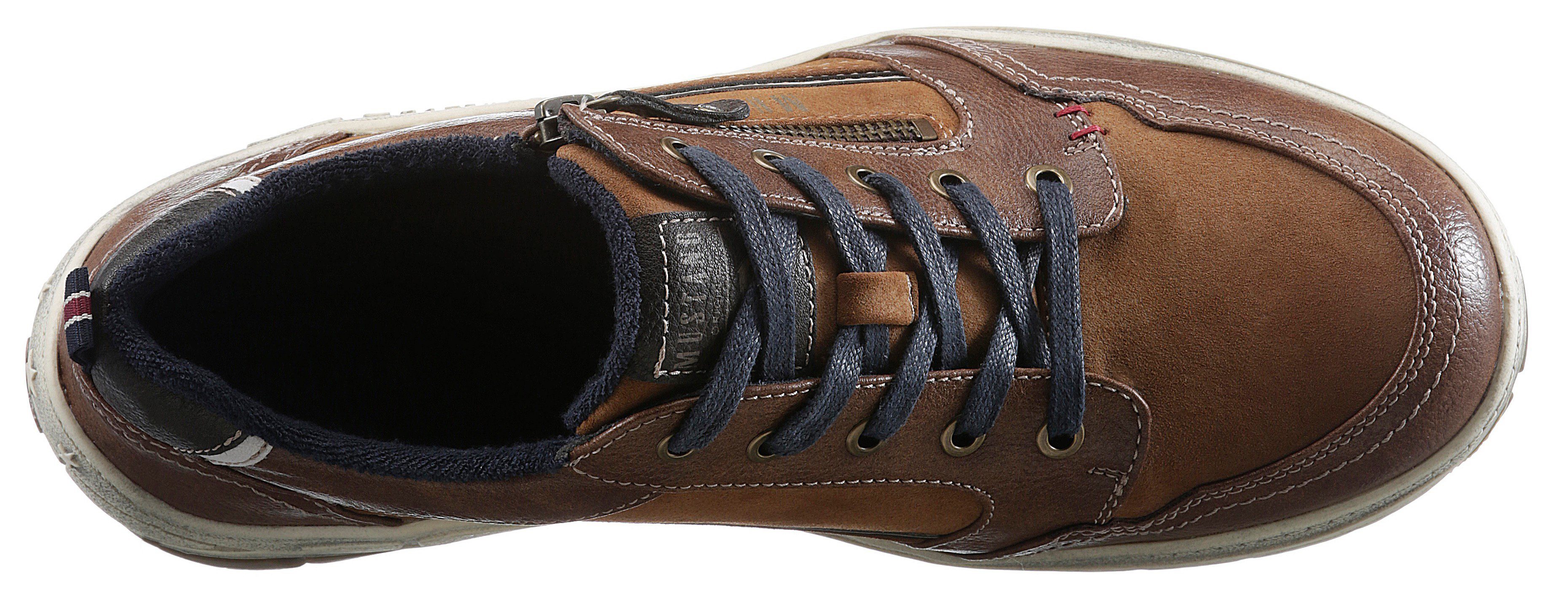 Mustang Shoes Sneakers met zijlogo, vrijetijdsschoen, lage schoen, veterschoen