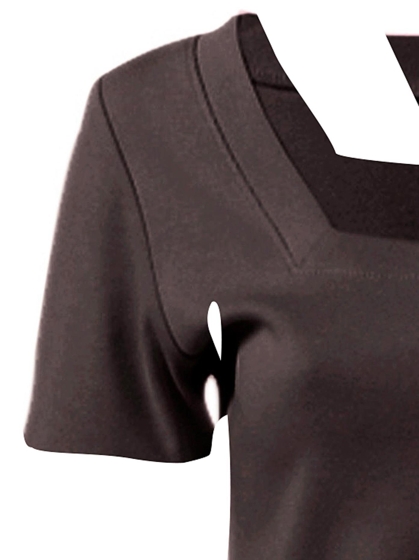 heine Shirt met korte mouwen Shirt met carréhals (1-delig)