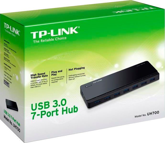 TP-Link USB-adapter UH700 7-Port USB 3.0 Hub