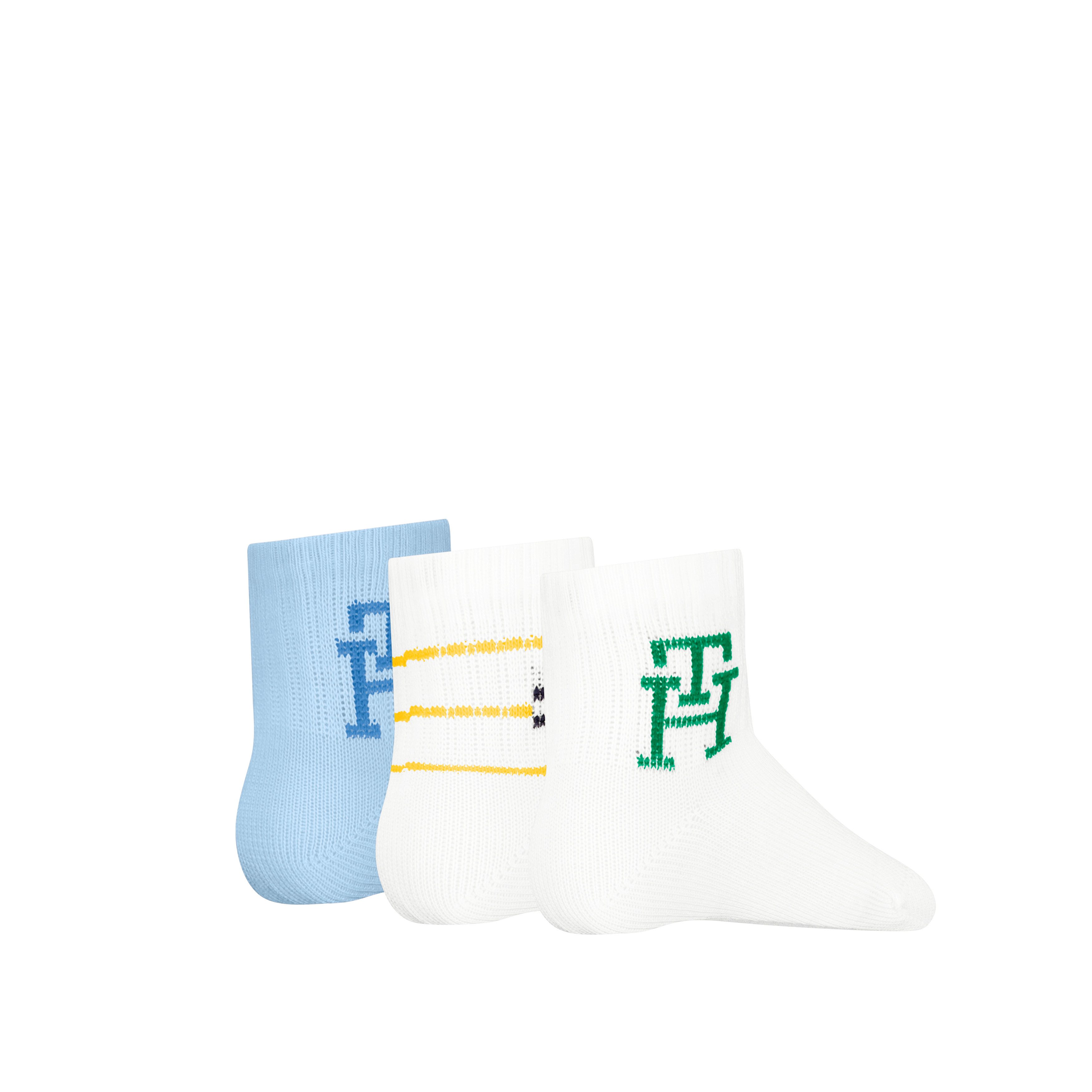 Tommy Hilfiger Sokken TH BABY SOCK 3P GIFTBOX MONOGRAM (3 paar)