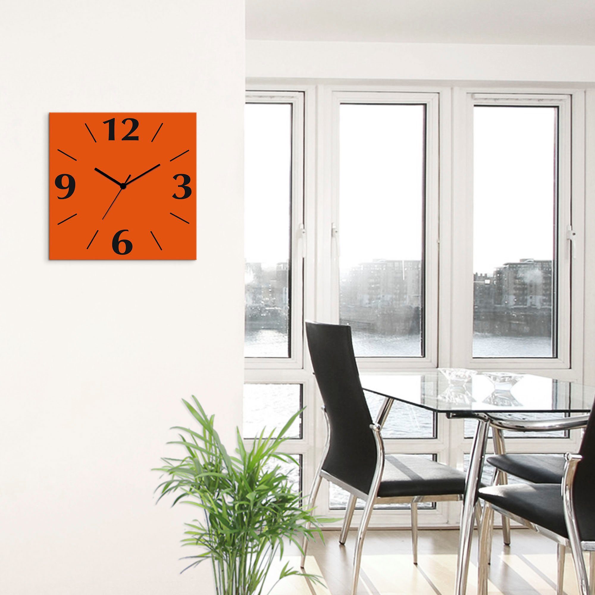 Artland Wandklok Uni trendkleuren optioneel verkrijgbaar met kwarts- of radiografisch uurwerk, geruisloos zonder tikkend geluid