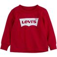 levi's kidswear shirt met lange mouwen l-s batwing tee uniseks rood