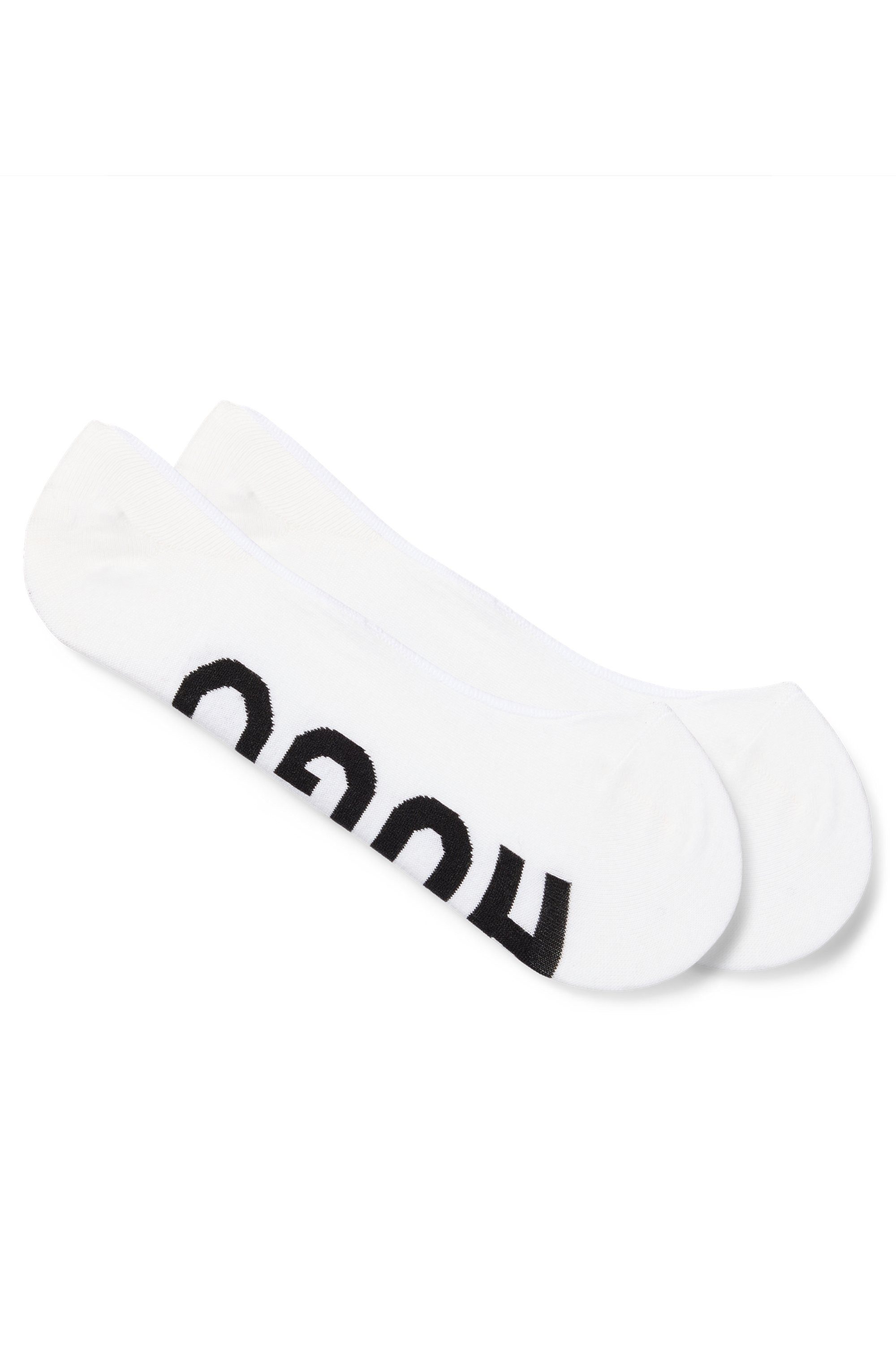 HUGO underwear Sneakersokken 2P INVISIBLE W met hugo logo-opschrift onder de zool (set, 2 paar, 2 stuks)