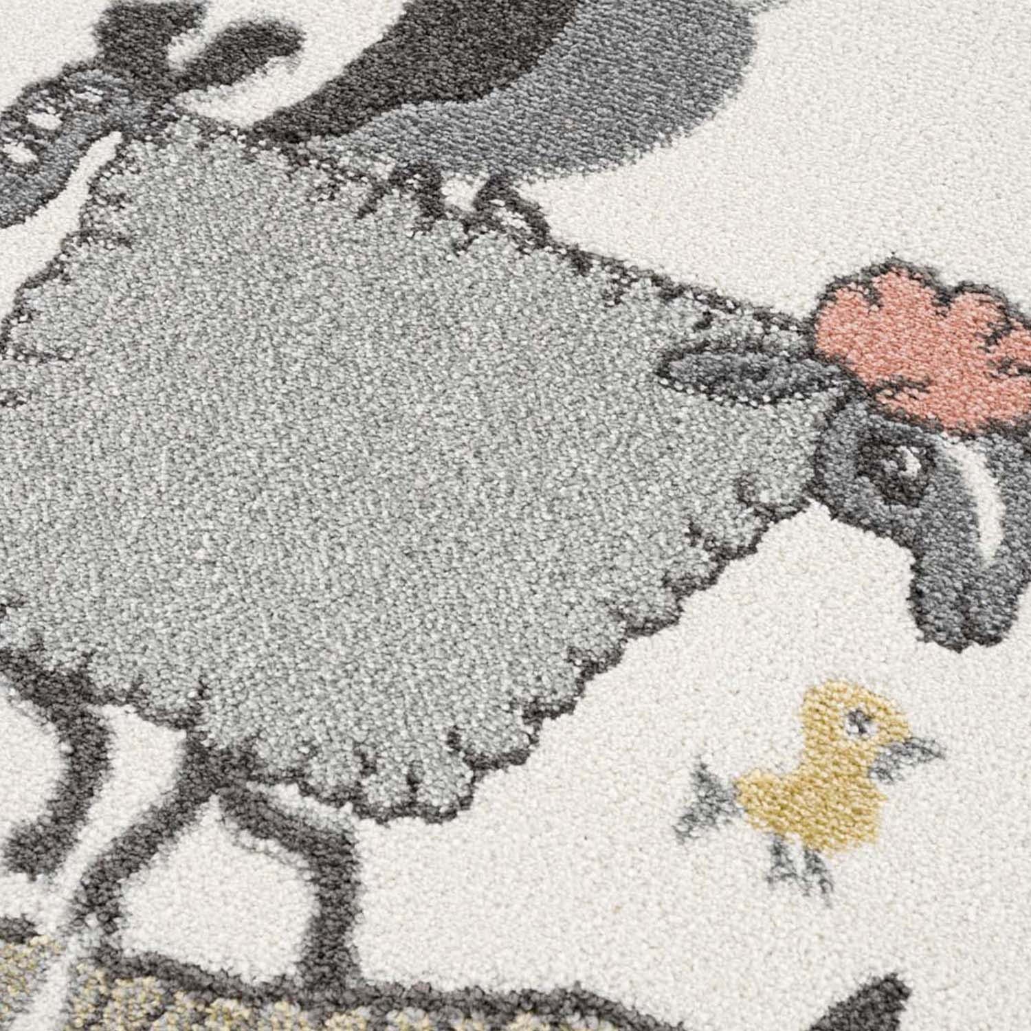 Carpet City Kindervloerkleed Anime9394 Speelkleed met dieren, zachte pool, gemakkelijk in onderhoud, kinderkamer