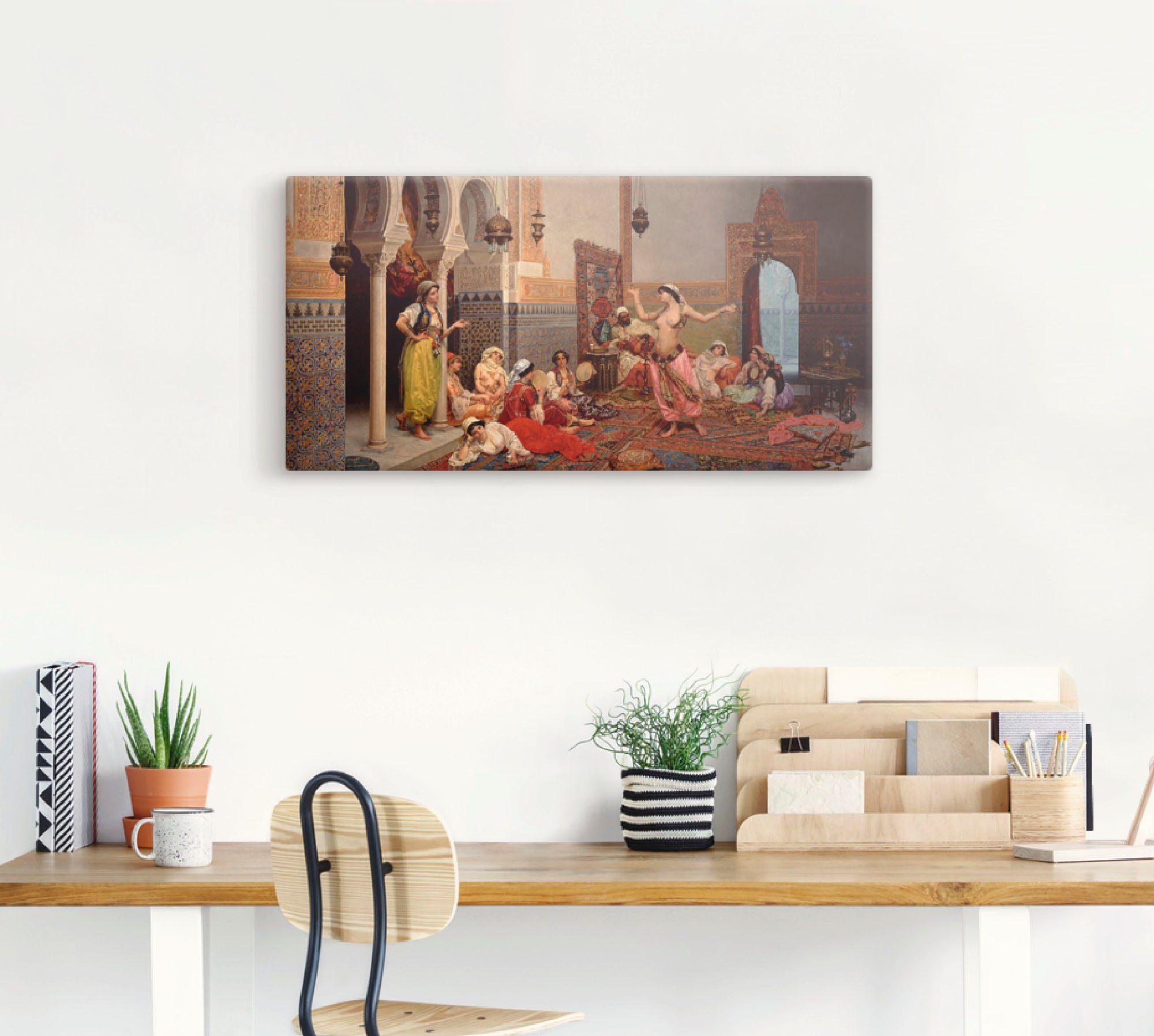 Artland Artprint Dansen in de harem. als artprint op linnen, muursticker in verschillende maten