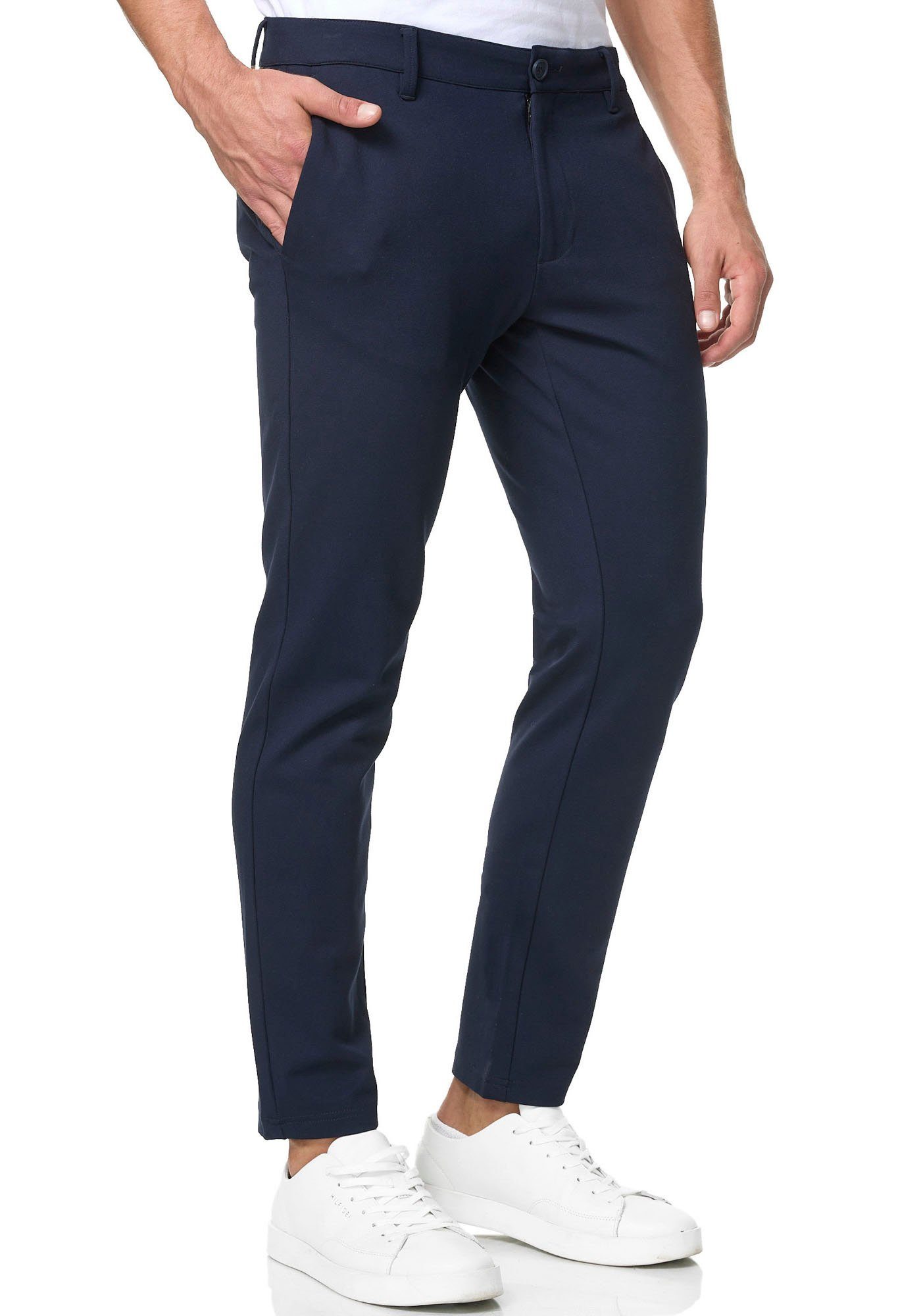 Indicode Pantalon Roedekro verzorgde look met recht gesneden pijp