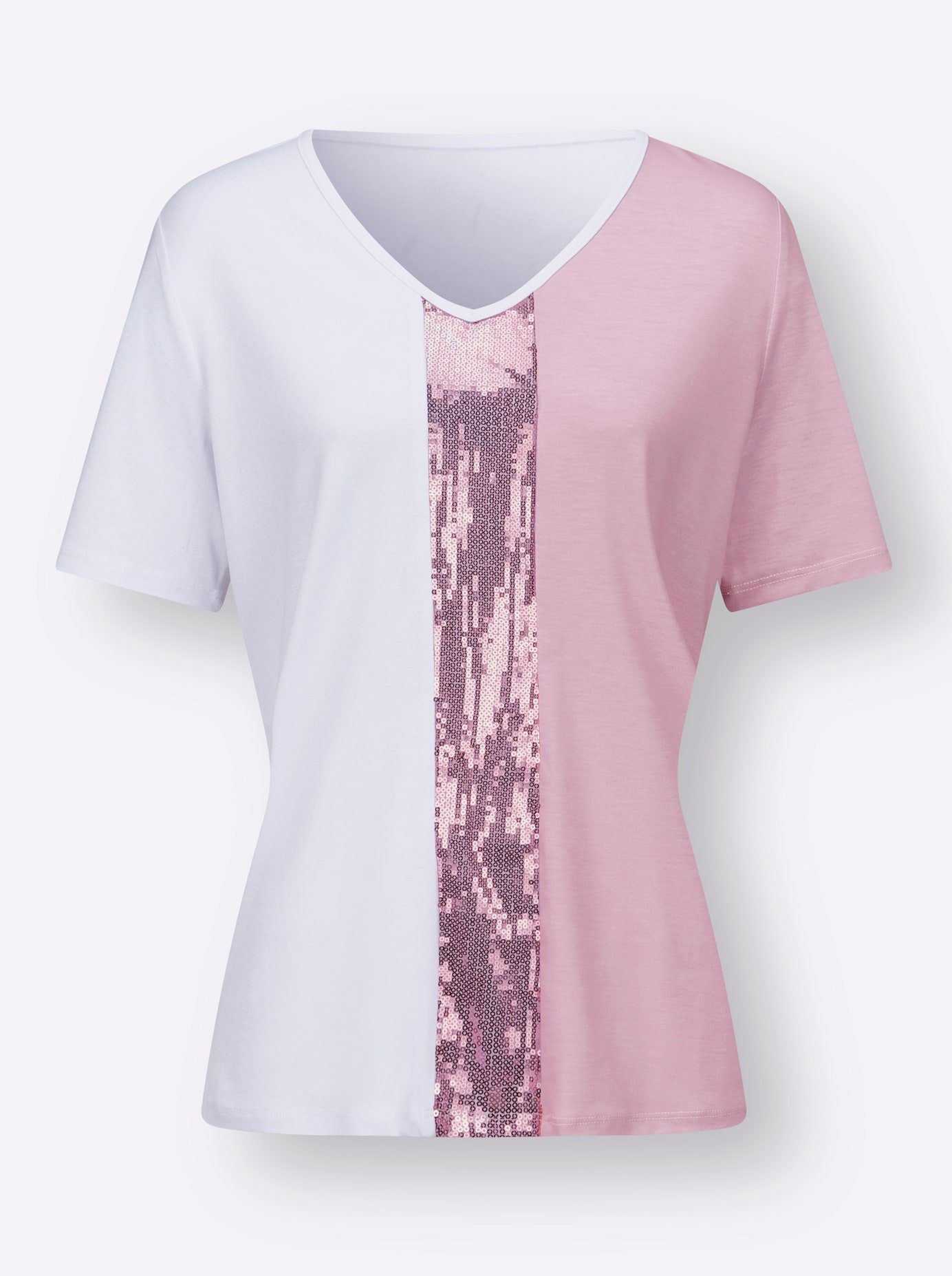 Classic Basics Shirt met V-hals (1-delig)