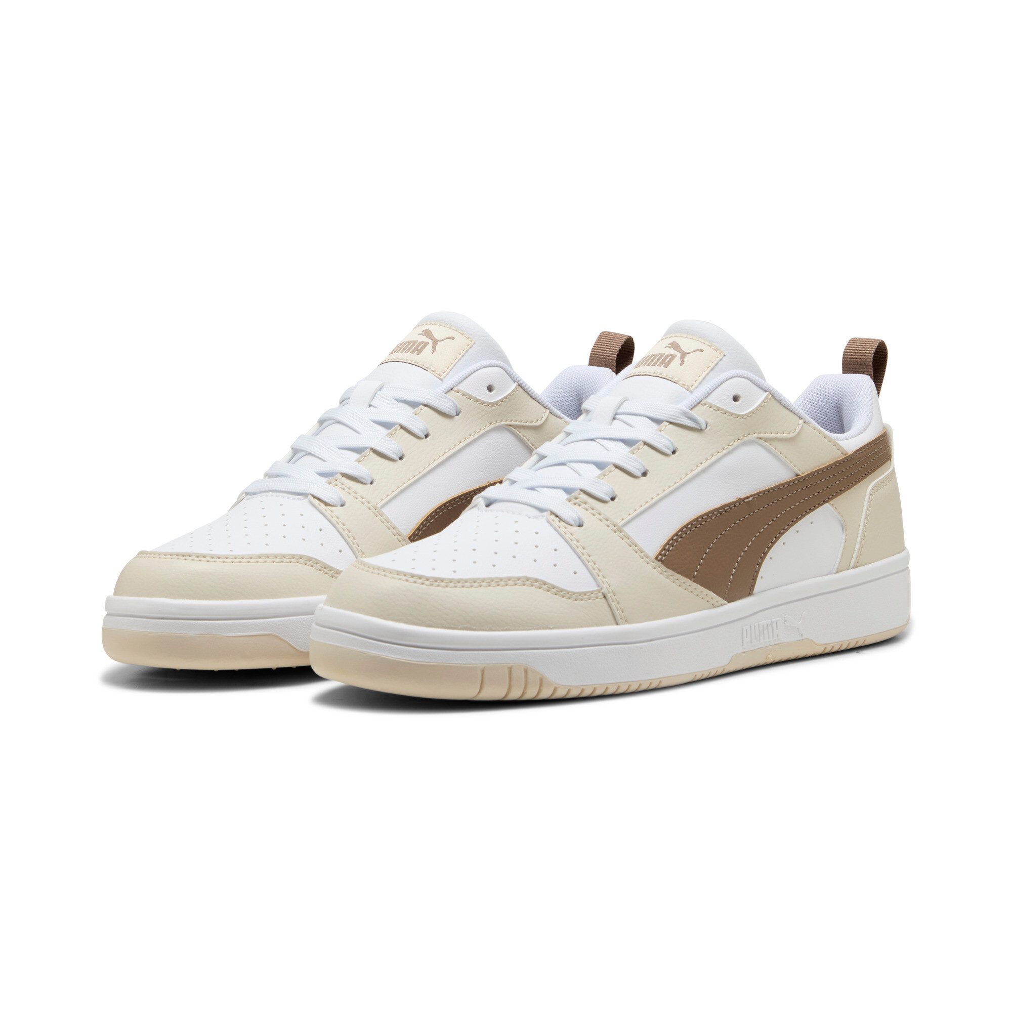 PUMA Sneakers REBOUND V6 LOW jongens lage sneakers maat 42,5 wit