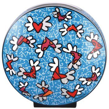 Goebel Tafelvaas Romero BRITTO Verliefd Vaas van porselein, hoogte ca. 20 cm (1 stuk)