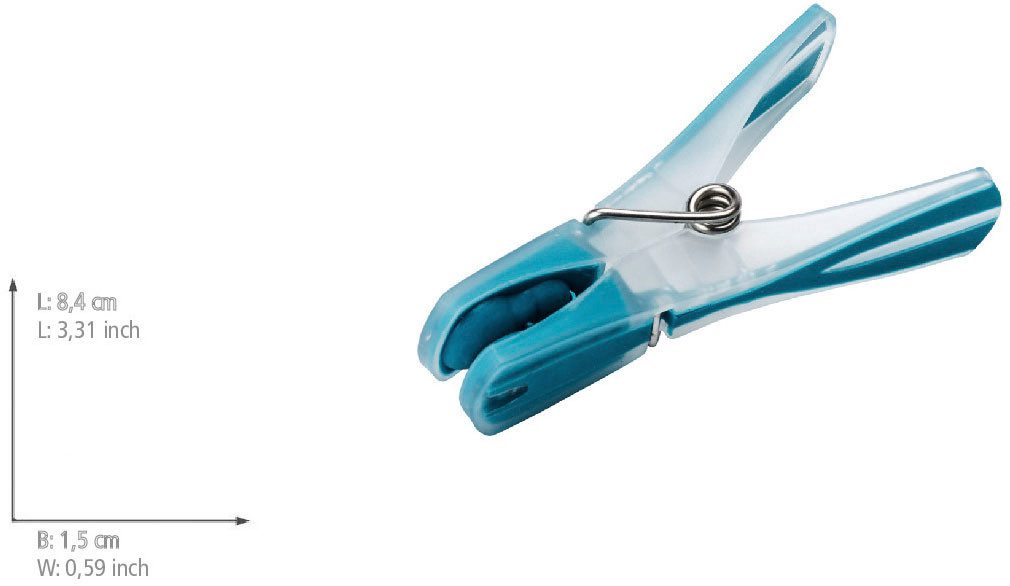 WENKO Wasknijpers Modell Arrow Wasclips met antislip speciale coating (set, 48 stuks)