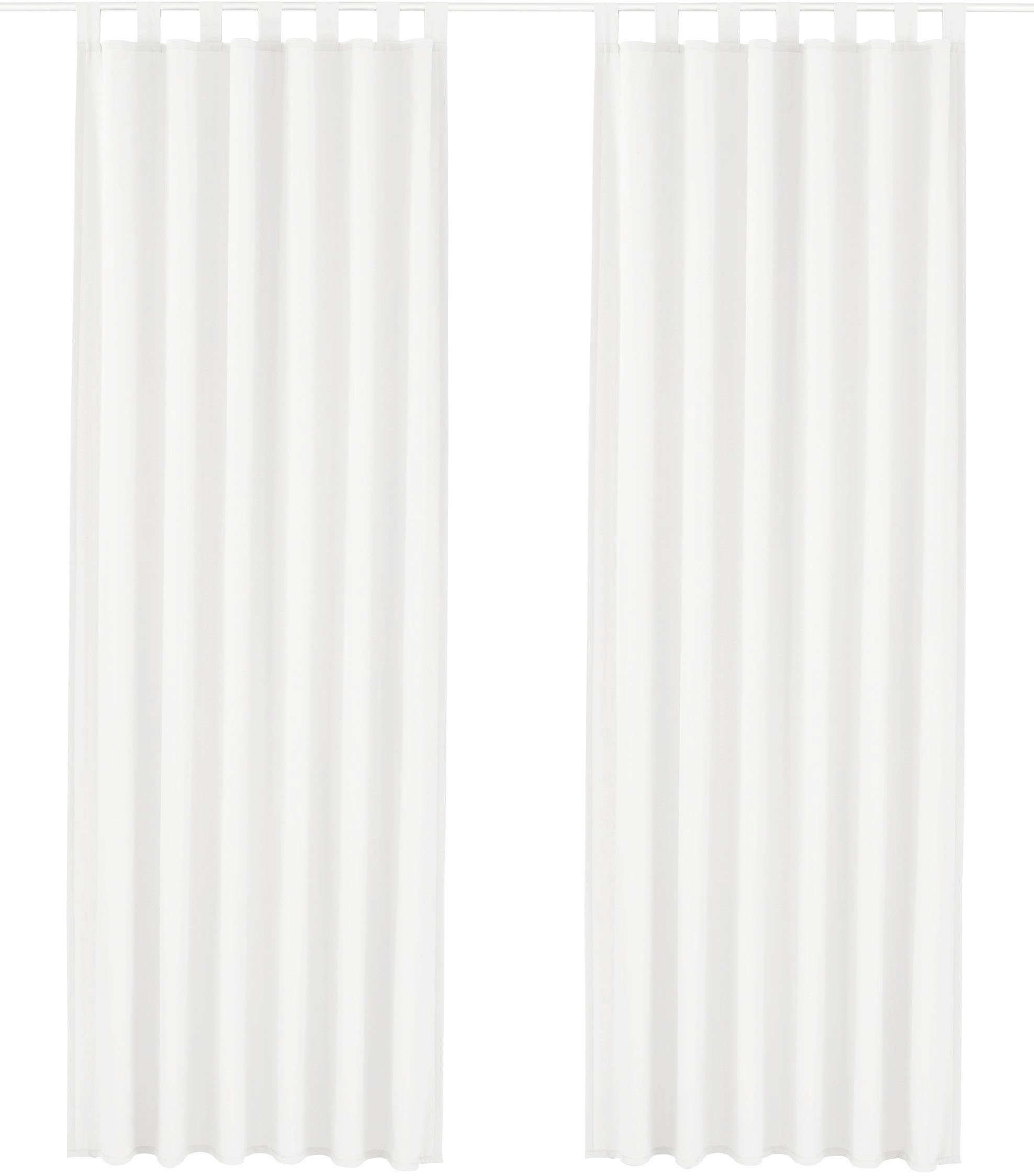 my home Gordijn Raja 2-pack, bestseller, effen, modern, onderhoudsvriendelijke microvezel (2 stuks)