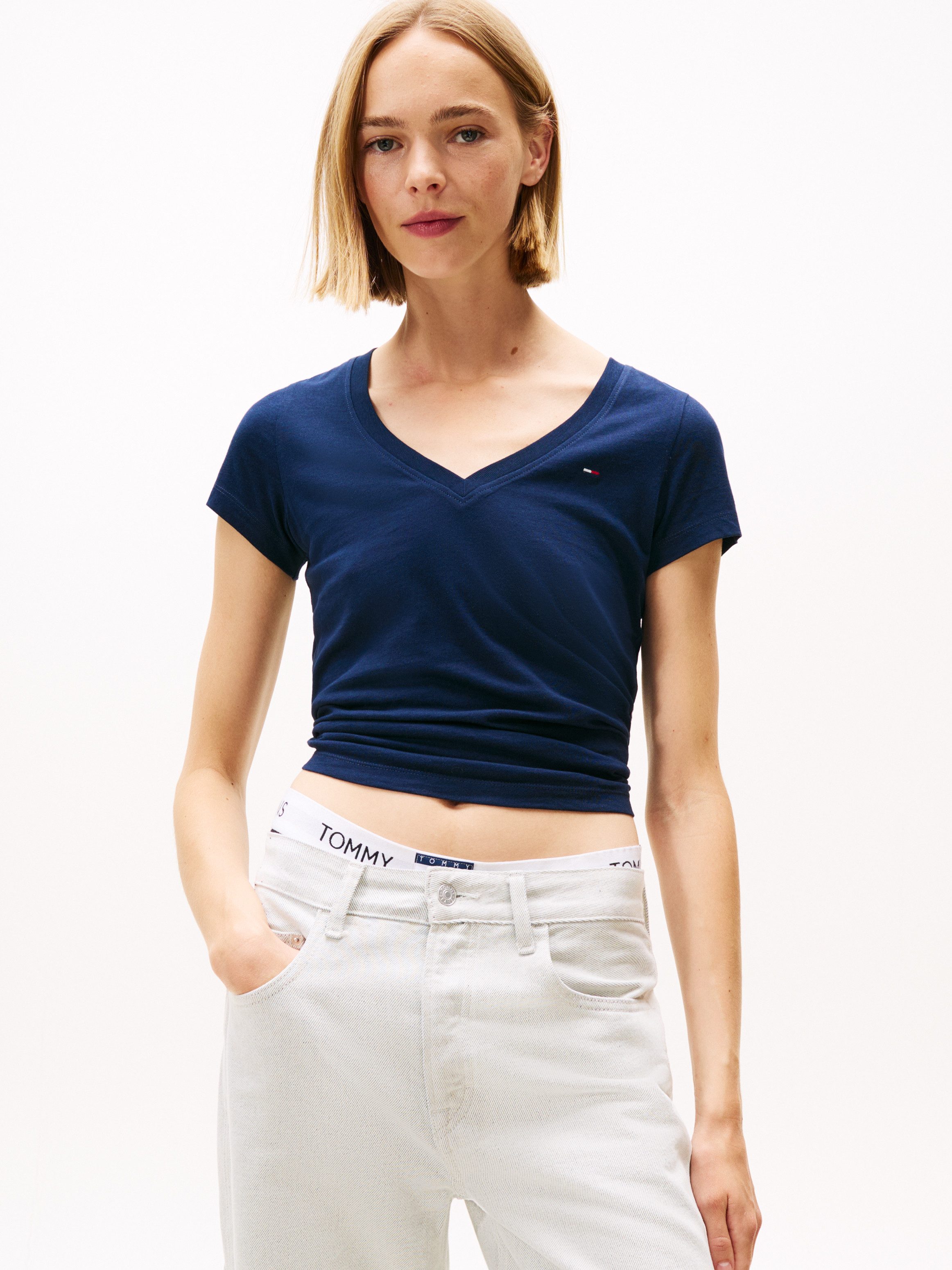 TOMMY JEANS T-shirt TJW 2PACK V-NECK TEE (set, 2-delig, 2 stuks)